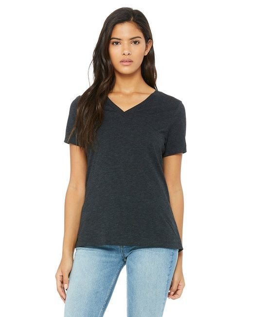 Bella + Canvas 6415 Ladies' Relaxed Triblend V-Neck T-Shirt