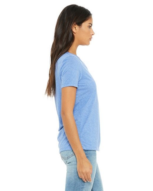 Bella + Canvas 6415 Ladies' Relaxed Triblend V-Neck T-Shirt