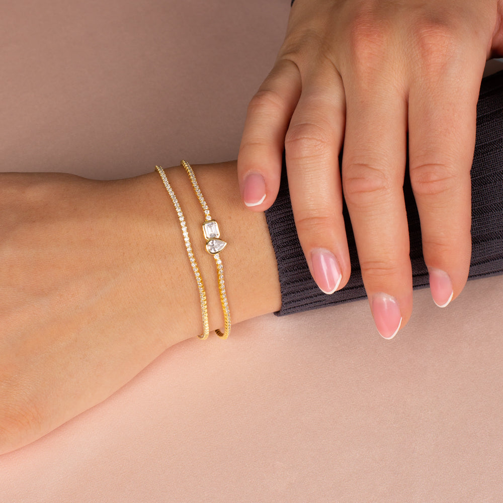 Classic Thin Tennis Bracelet - Adina's Jewels