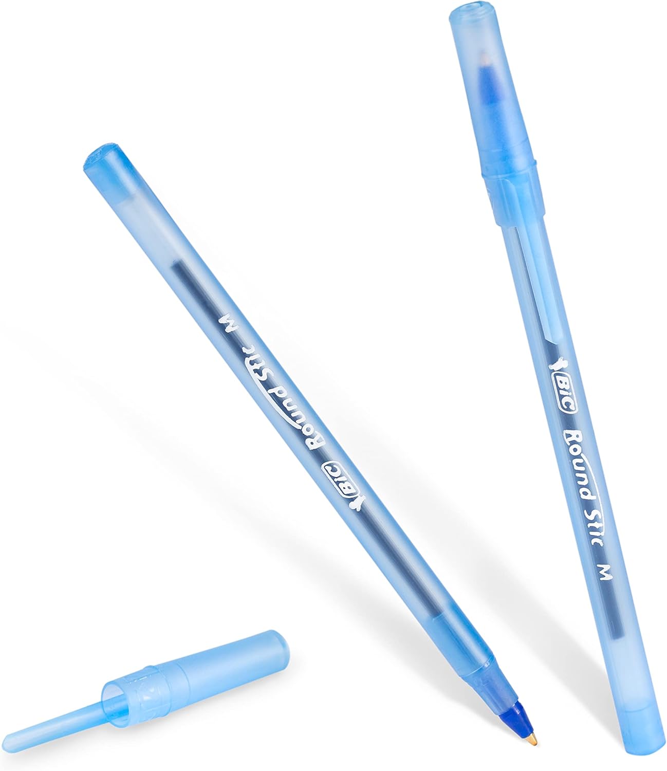 BIC Round Stic Xtra Life Ballpoint Pen, Ultra Long Lasting and Consistent Ink Flow, 60-Count in Black Ink