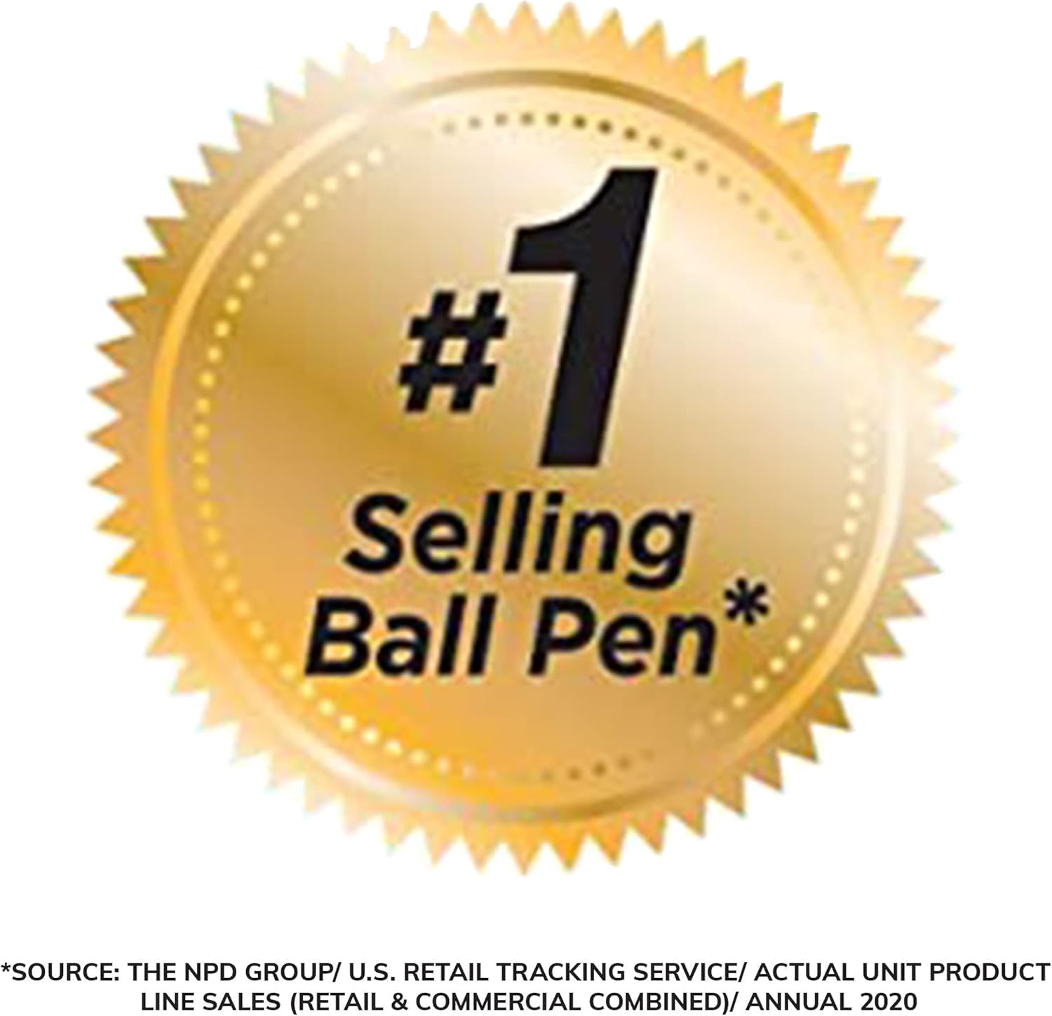 BIC Round Stic Xtra Life Ballpoint Pen, Ultra Long Lasting and Consistent Ink Flow, 60-Count in Black Ink