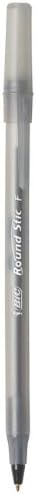BIC Round Stic Xtra Life Ballpoint Pen, Ultra Long Lasting and Consistent Ink Flow, 60-Count in Black Ink