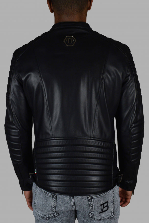 Philipp Plein Men Biker Jacket