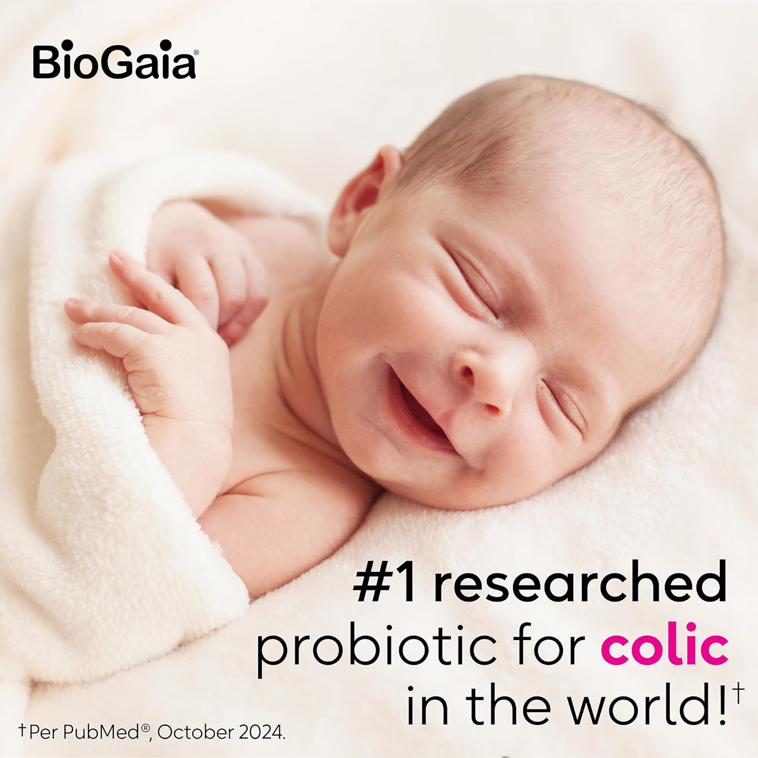 BioGaia Protectis Baby Probiotic Drops | Baby Essentials for Colic & Gas Relief | Safe for Newborns | Ease Crying, Fussing, Colic, Gas, Spit-ups & Constipation | No Dairy, Soy & Gluten | 5mL