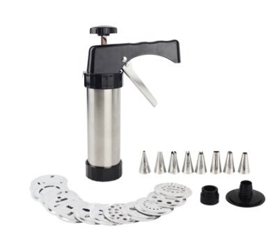 Biscuit Press Biscuit Machine , Stainless steel cookie gun , Bake cookies and decorate cakes