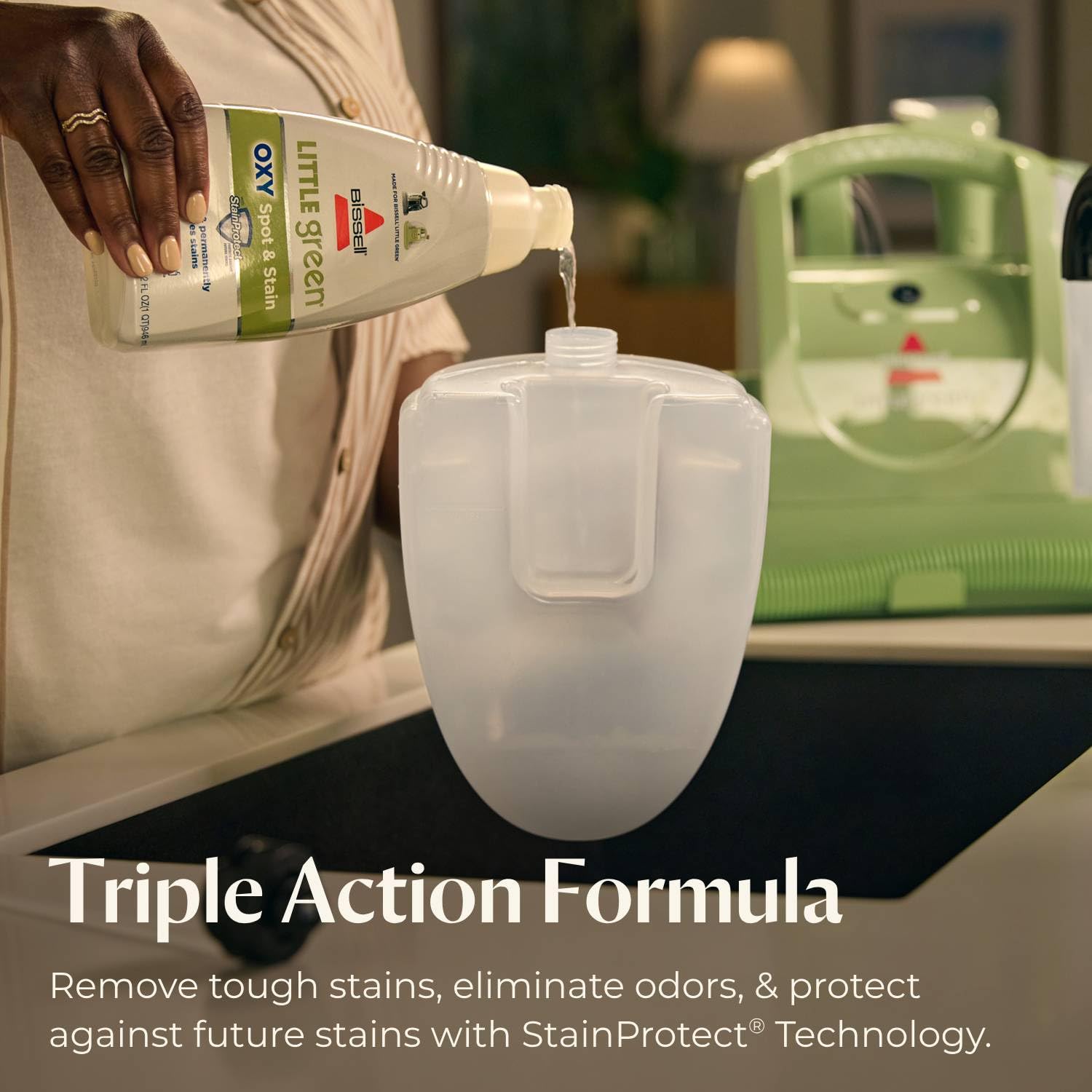 BISSELL Little Green Multi-Purpose Portable Carpet and Upholstery Cleaner, Car and Auto Detailer, with Exclusive Specialty Tools, Green, 1400B