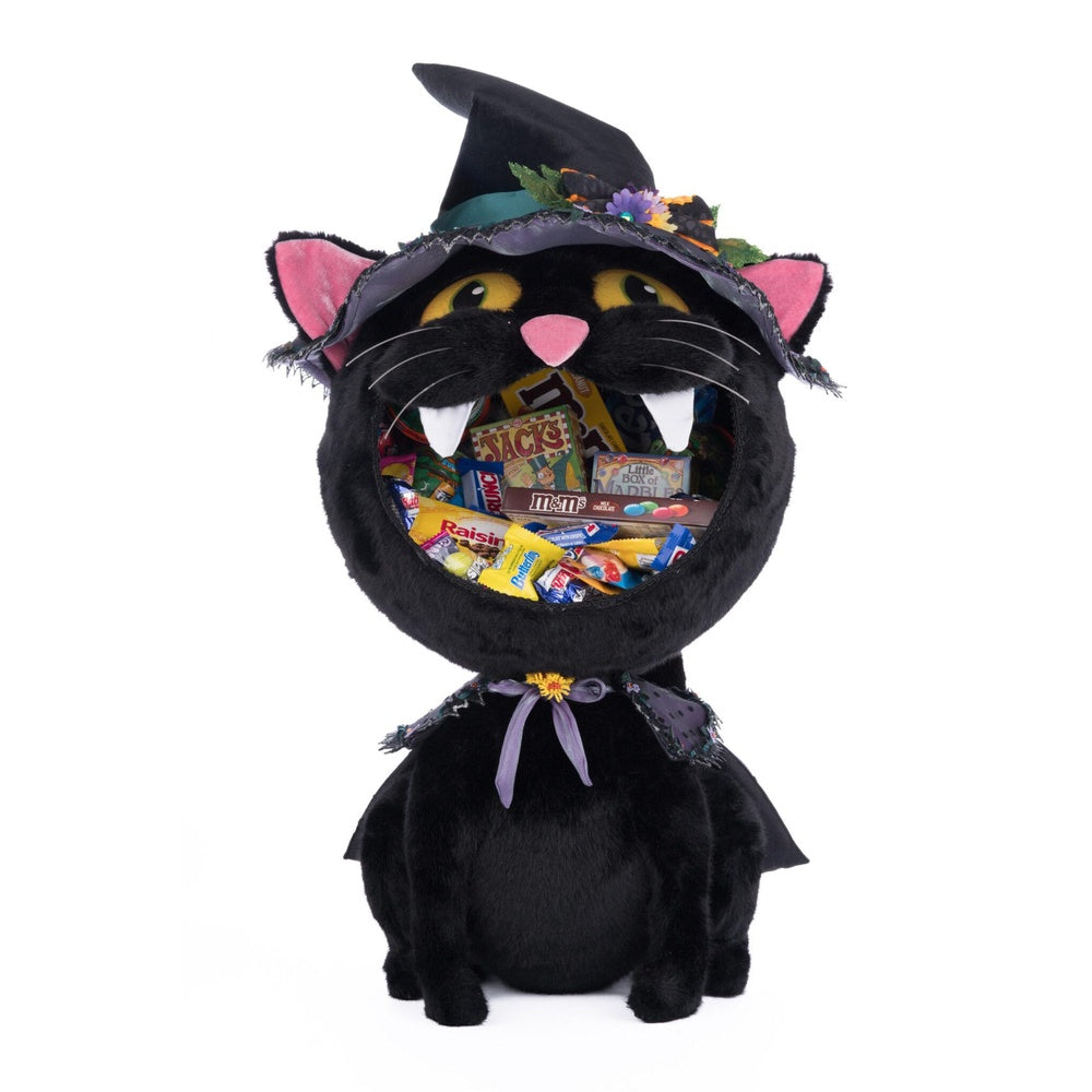 Black Cat Candy Container by Katherine's Collection