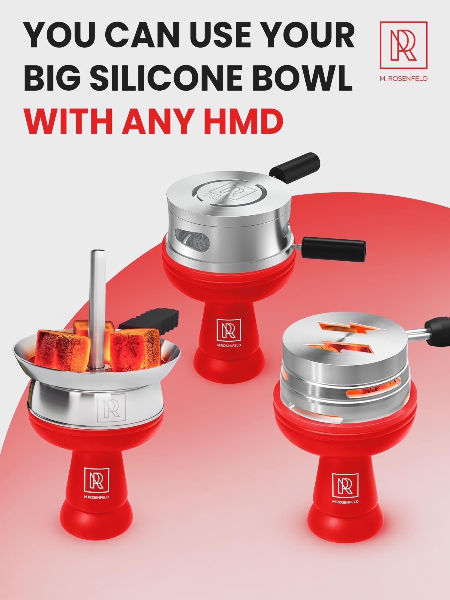 Black Red 4 Hose Hookah Set with Everything Portable good for traveling