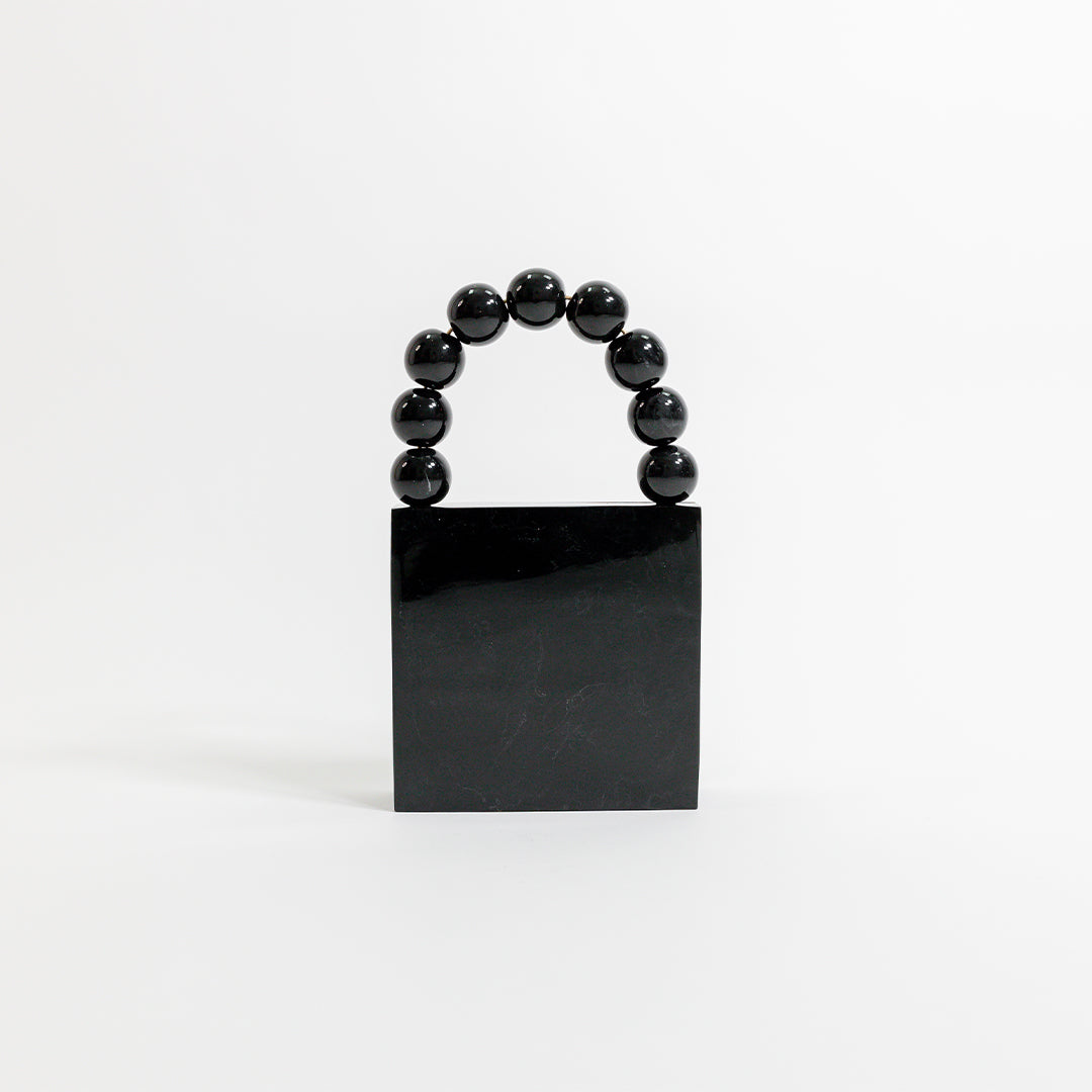 Twinkling Noir Mosaic Clutch