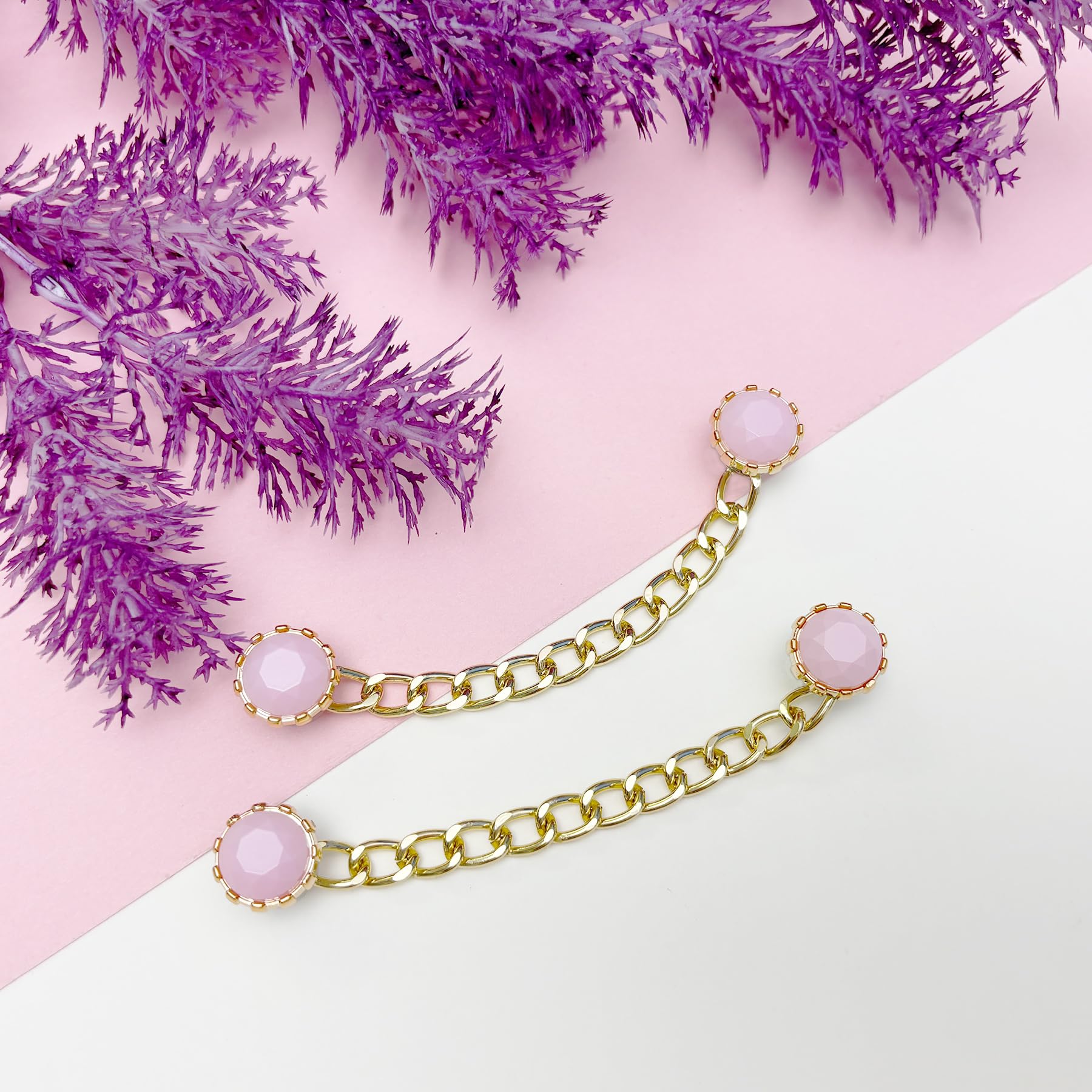 Bling Shoe Charms for Women, Sparkle Rhinestones Shoe Decoration Charms, Girly Shoe Chains for Clog Sandals, DIY Shoe Accessories for Party Favor