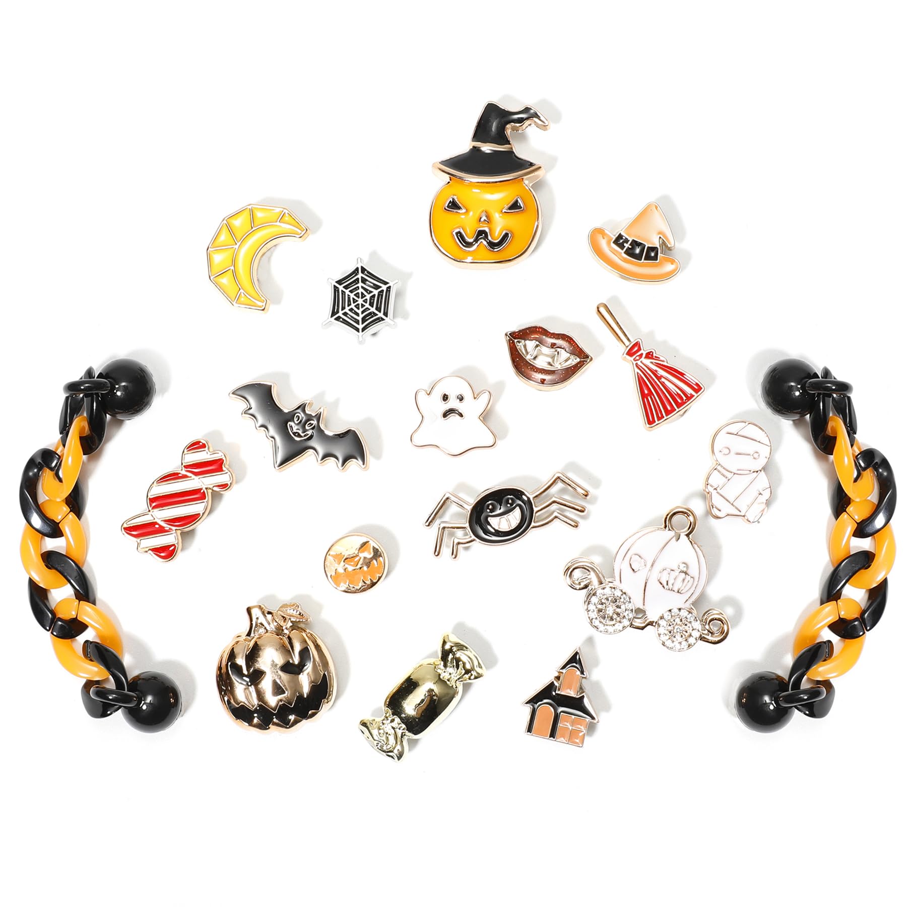 Bling Shoe Charms for Women, Sparkle Rhinestones Shoe Decoration Charms, Girly Shoe Chains for Clog Sandals, DIY Shoe Accessories for Party Favor