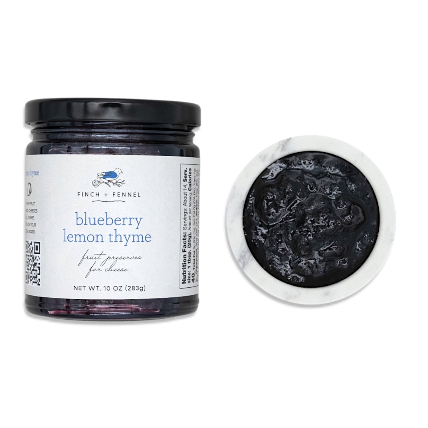 Blueberry Lemon Thyme Fruit Preserves | Finch & Fennel