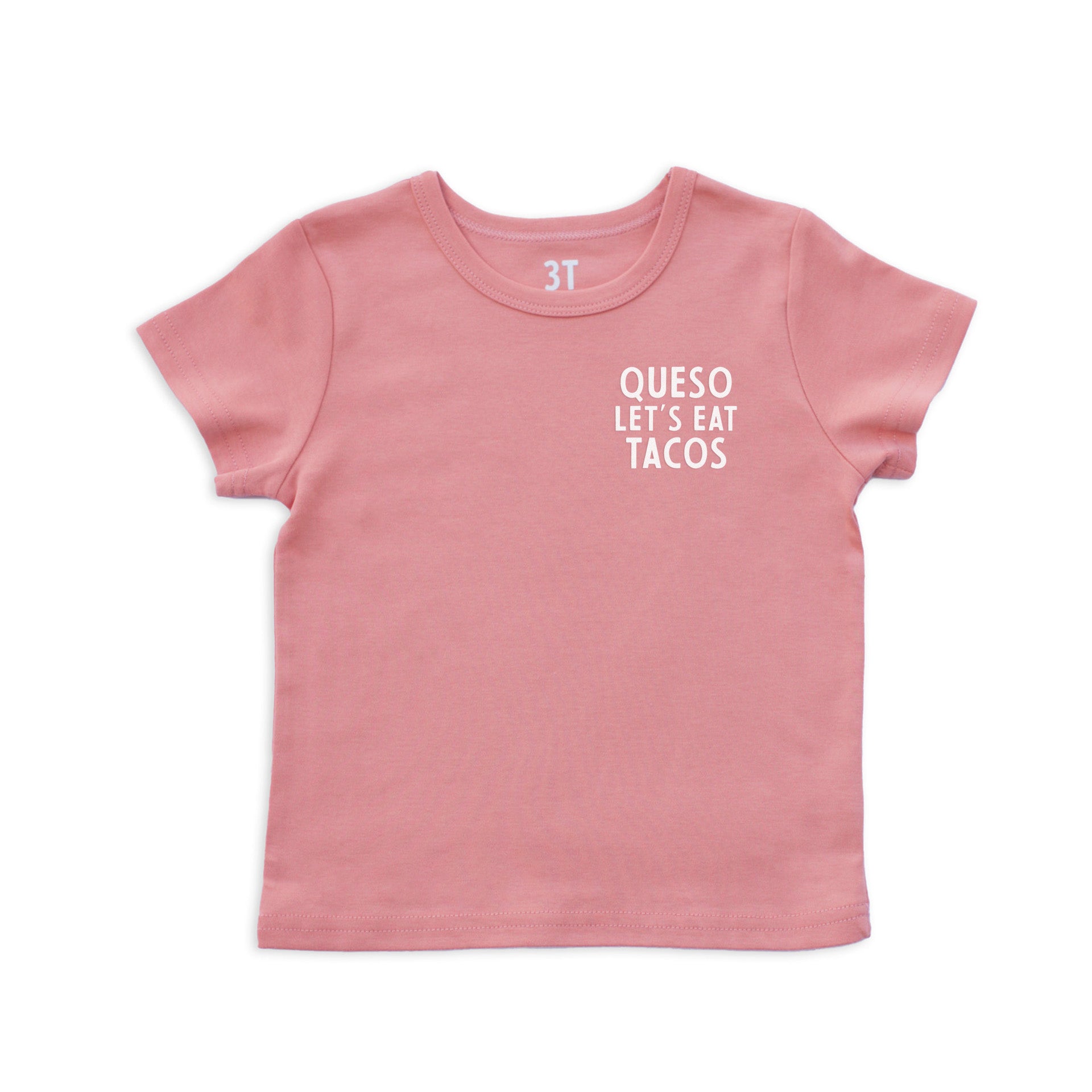 Queso Let's Eat Tacos Kids Tee