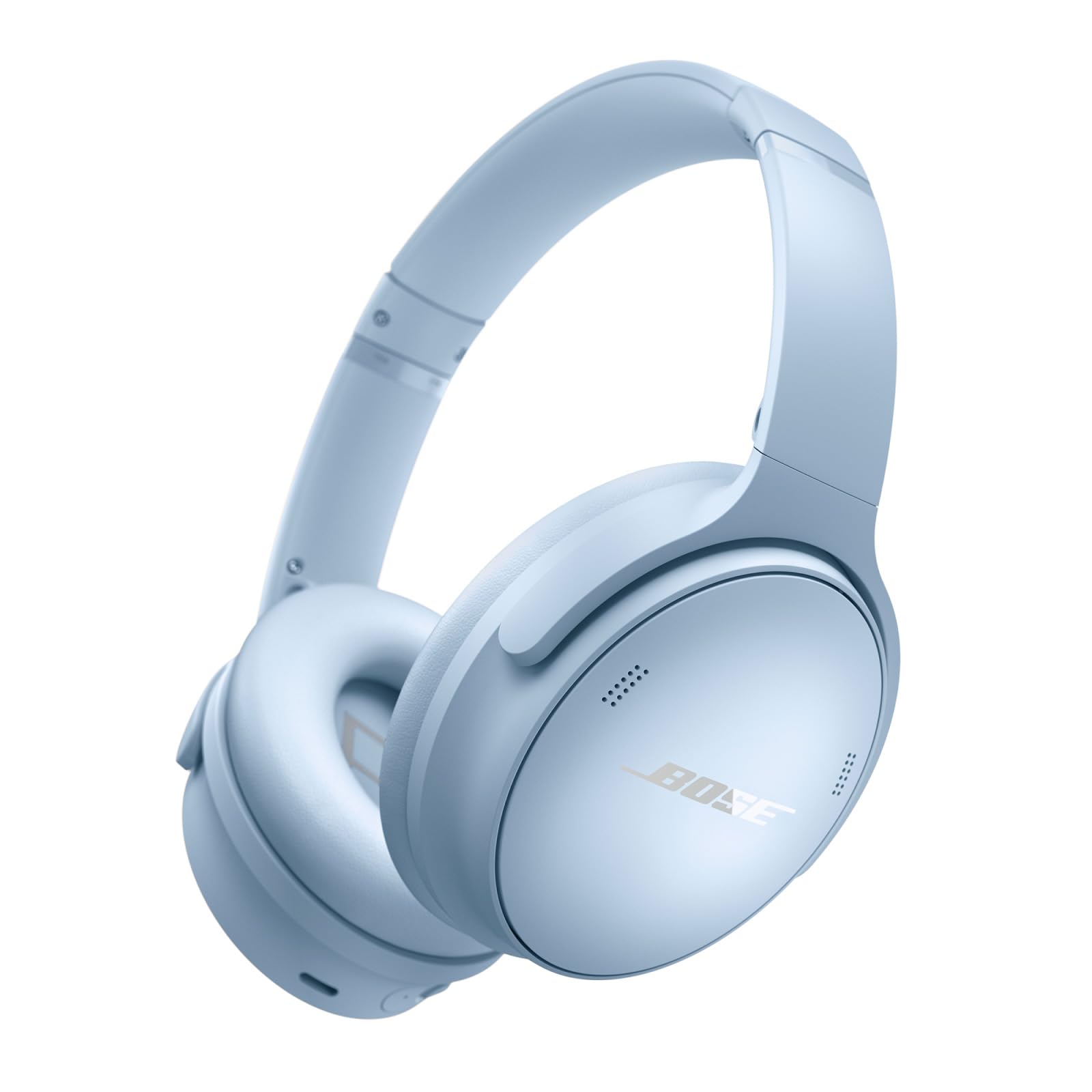 Bose QuietComfort Bluetooth Headphones, Wireless Headphones with Active Over Ear Noise Cancelling and Mic, Deep Bass, Up to 24 Hours of Playtime, Blue Dusk - Limited Edition Color