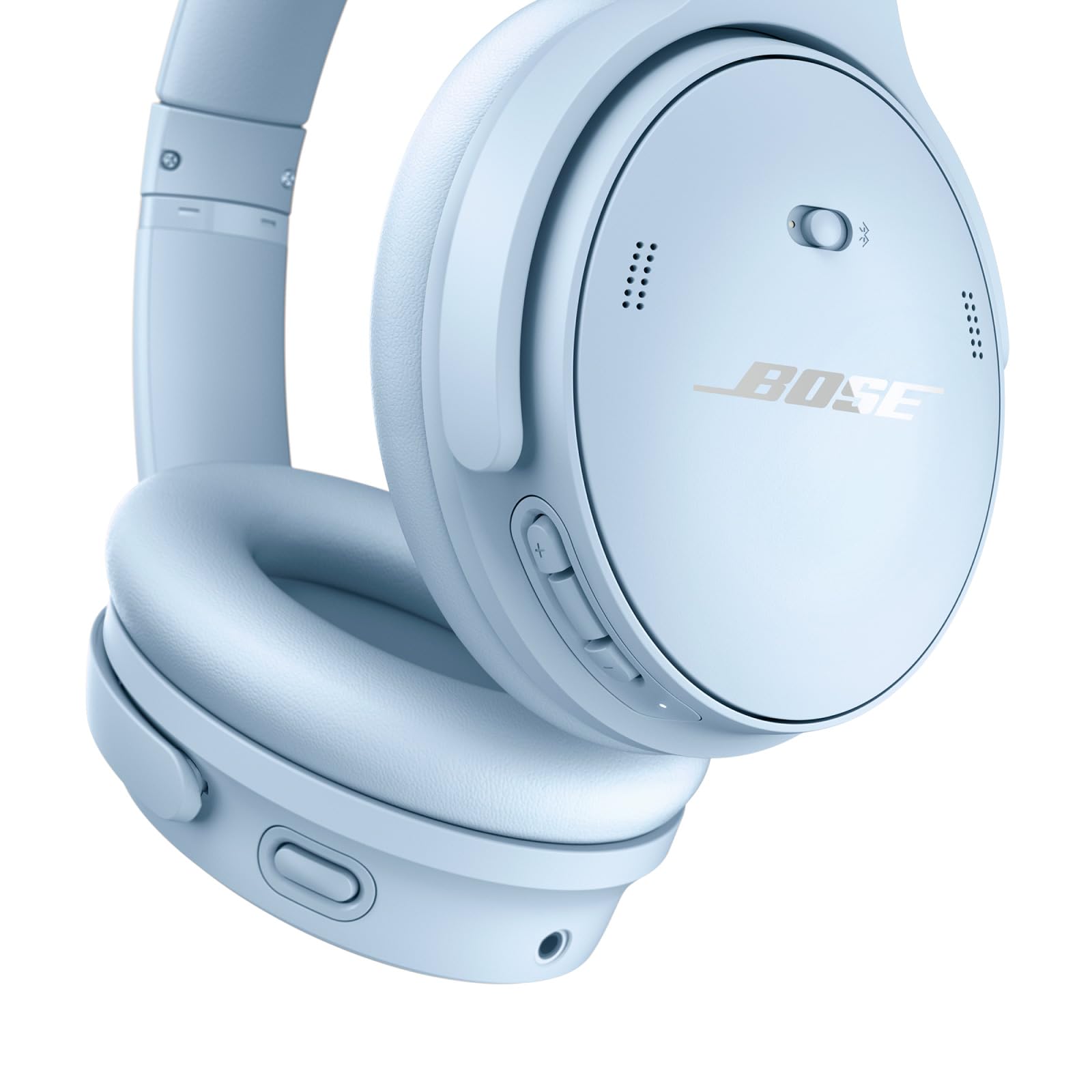 Bose QuietComfort Bluetooth Headphones, Wireless Headphones with Active Over Ear Noise Cancelling and Mic, Deep Bass, Up to 24 Hours of Playtime, Blue Dusk - Limited Edition Color