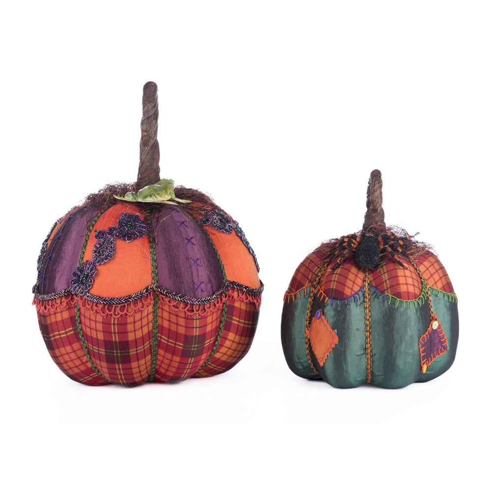 Broomstick Acres Pumpkins Set Of 2 by Katherine's Collection