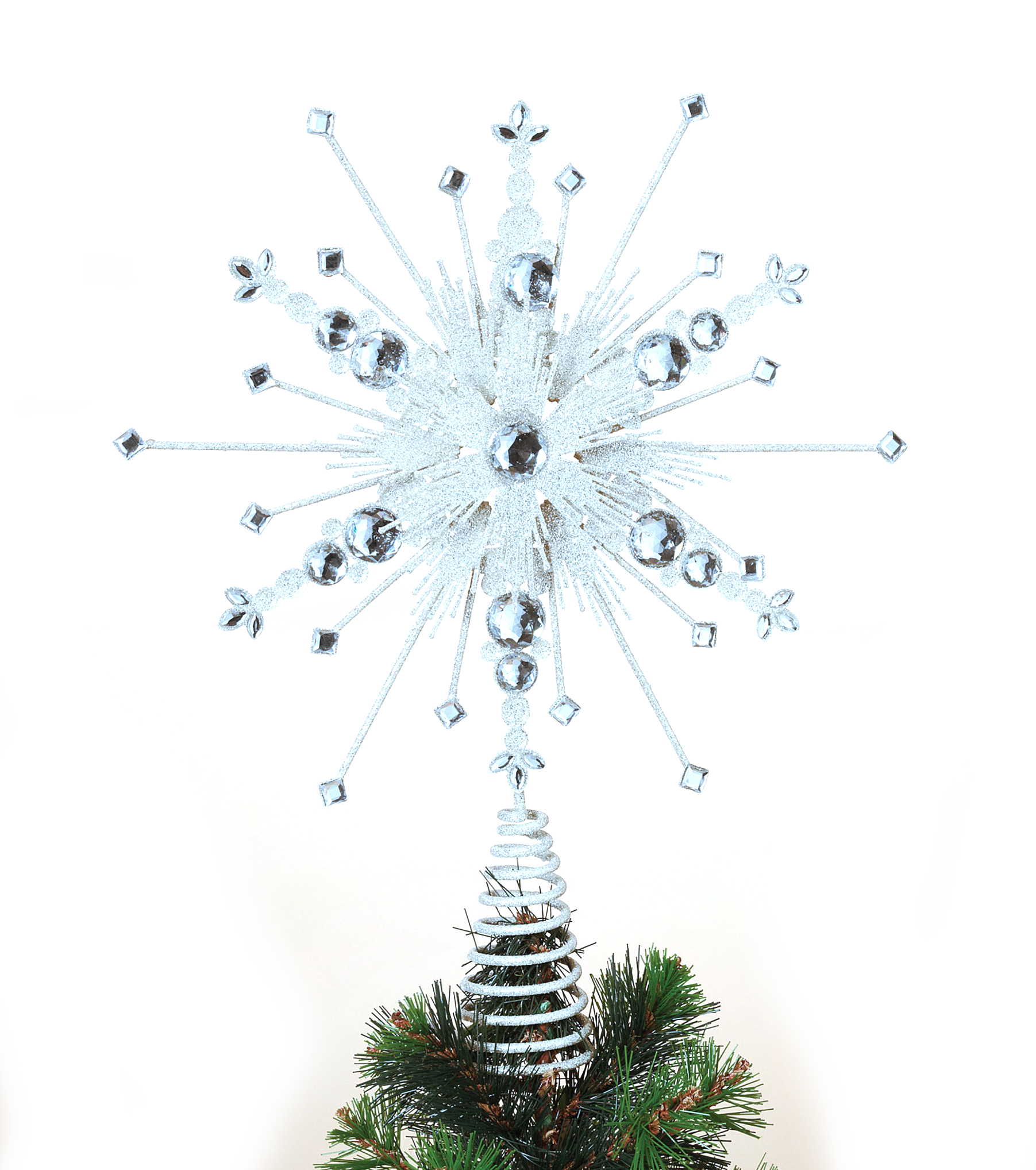 13.5 Inch Glitzy Gem Tree Topper