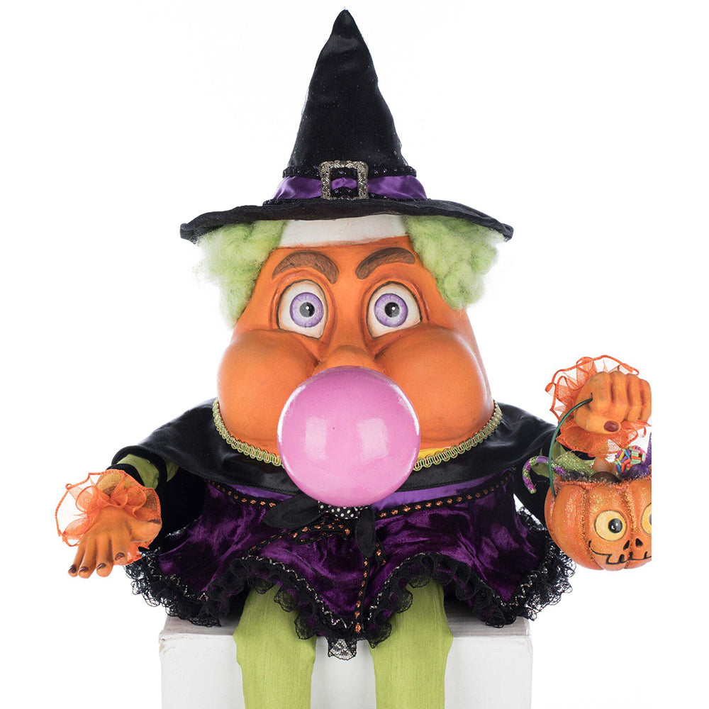 Bubbles the Witch Candy Corn Ledge Sitter by Katherine's Collection