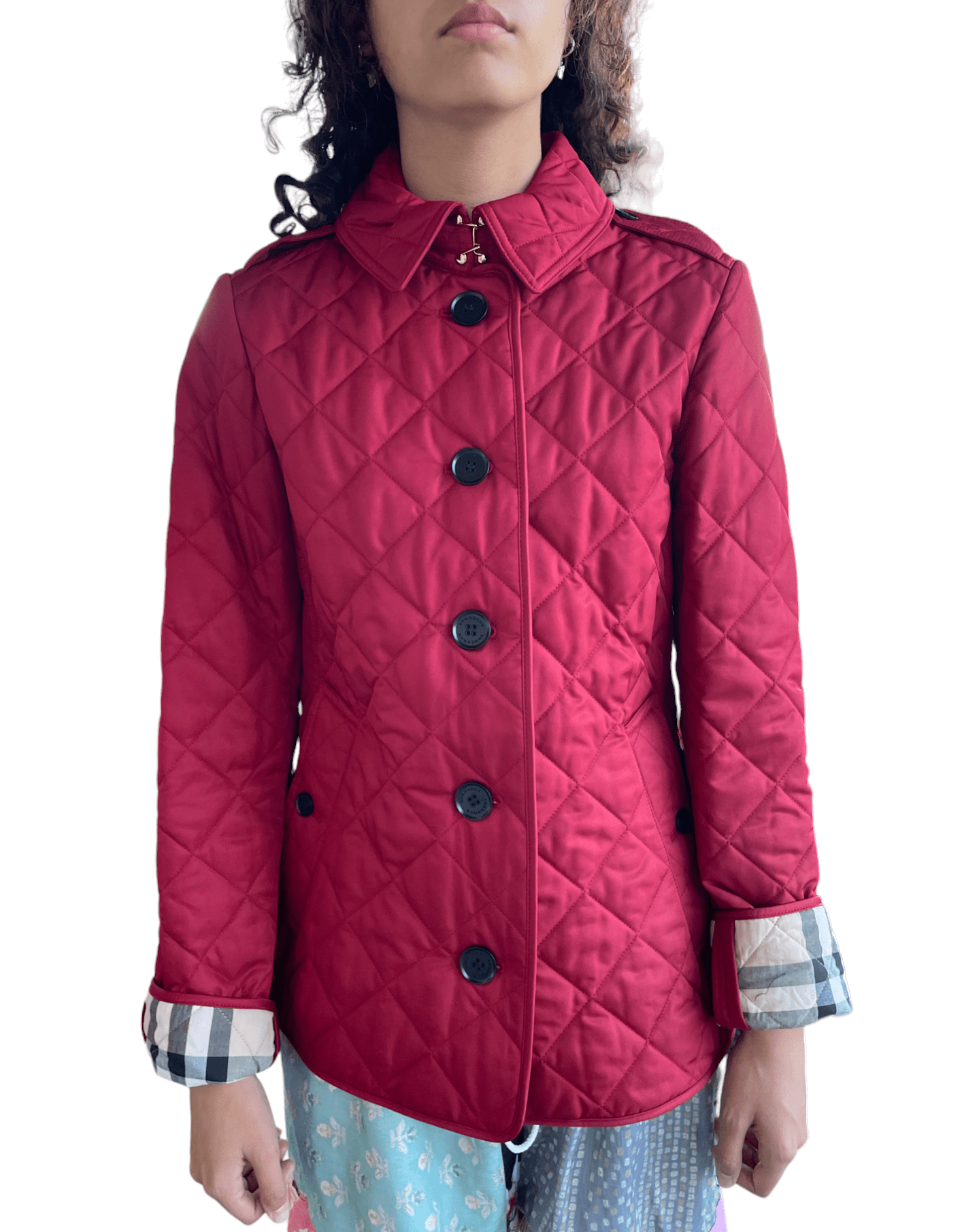 Burberry Frankby Quilted Lightweight Short Jacket