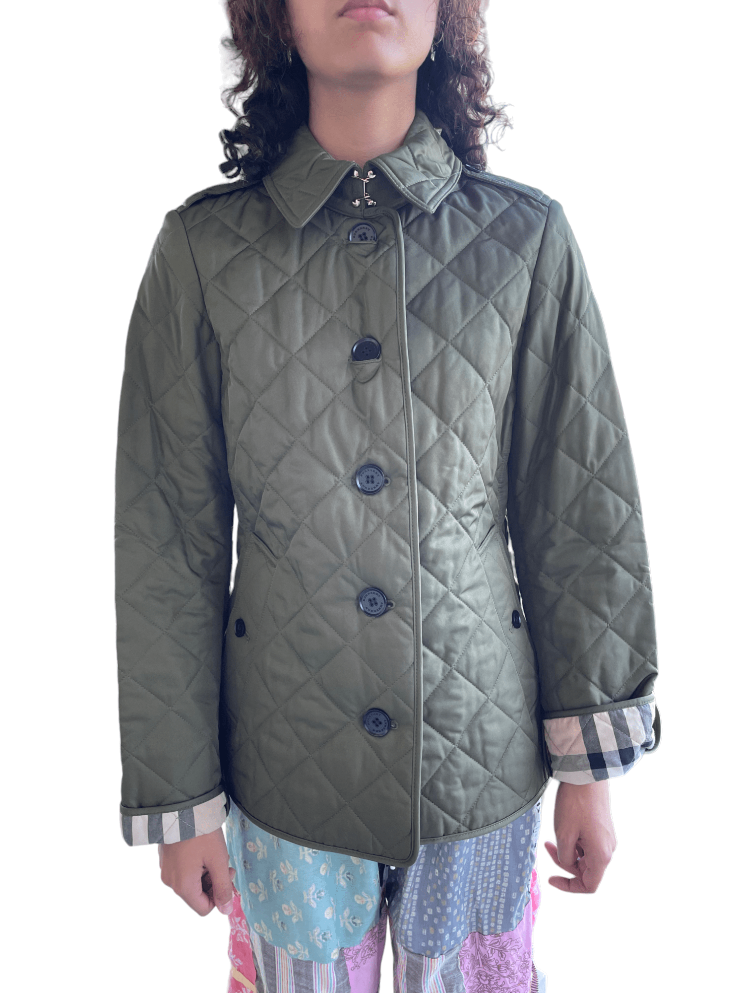 Burberry Frankby Quilted Lightweight Short Jacket