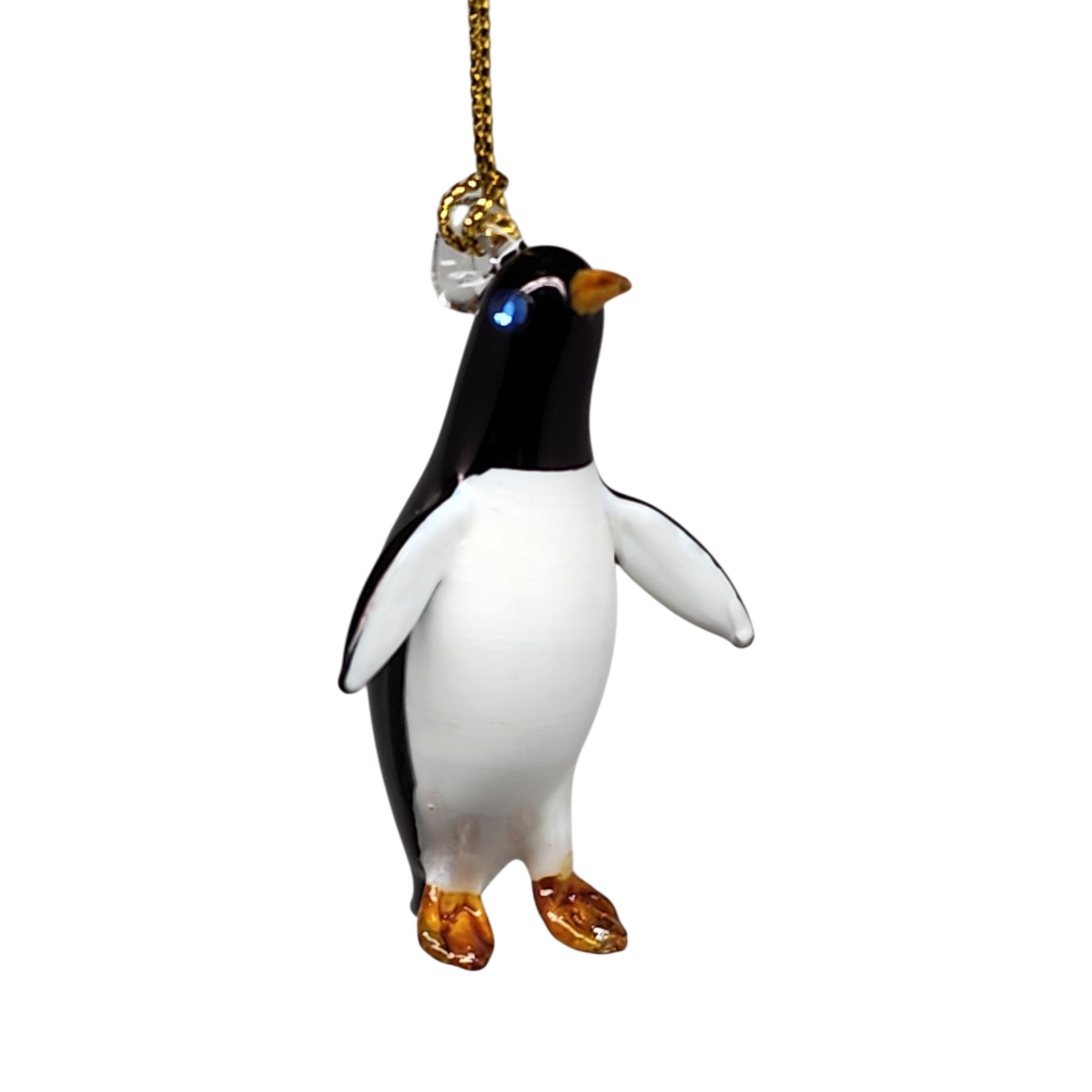 Egyptian Glass Penguin Ornament