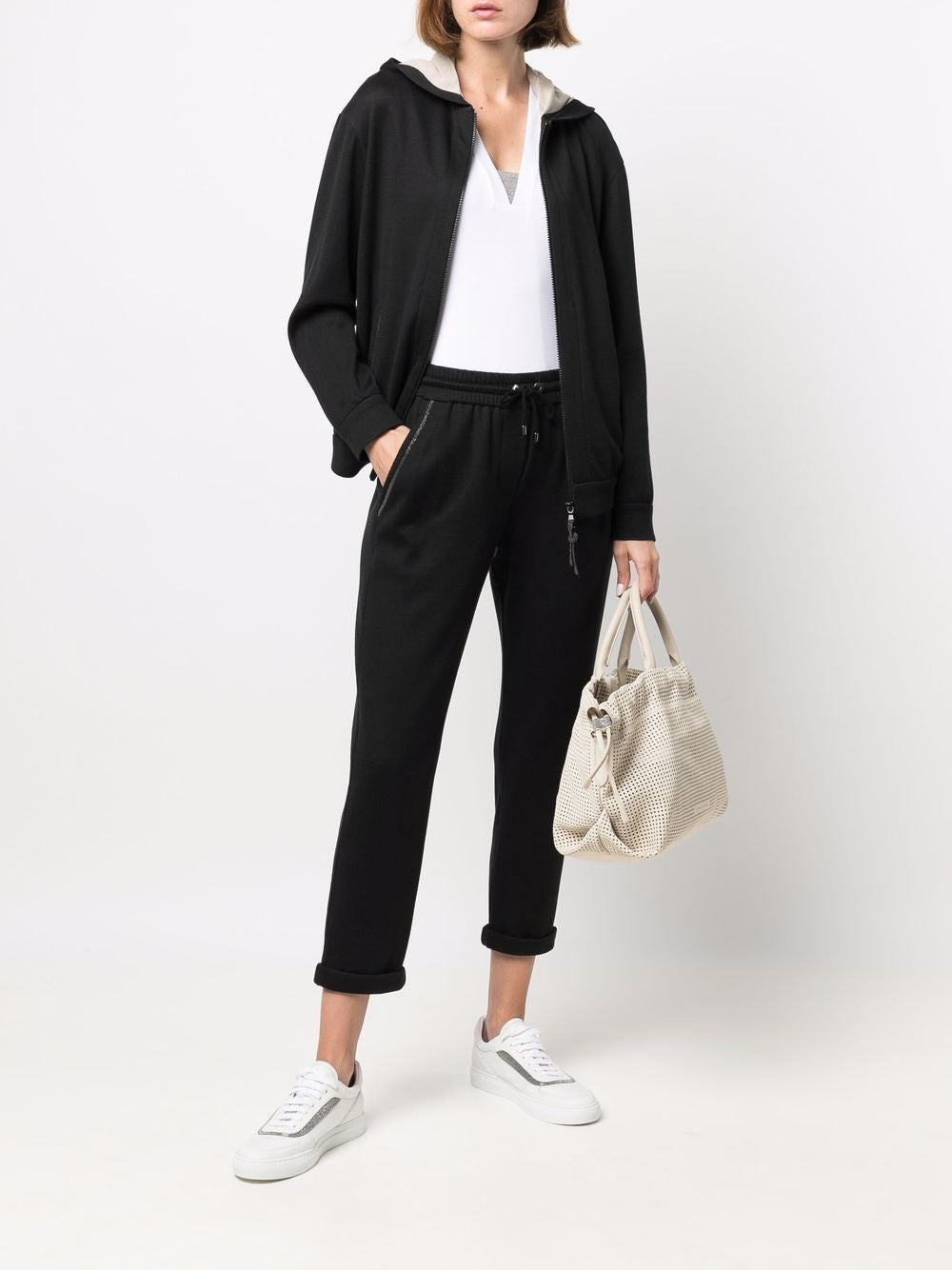 Brunello Cucinelli Women Sweatshirt With Monili