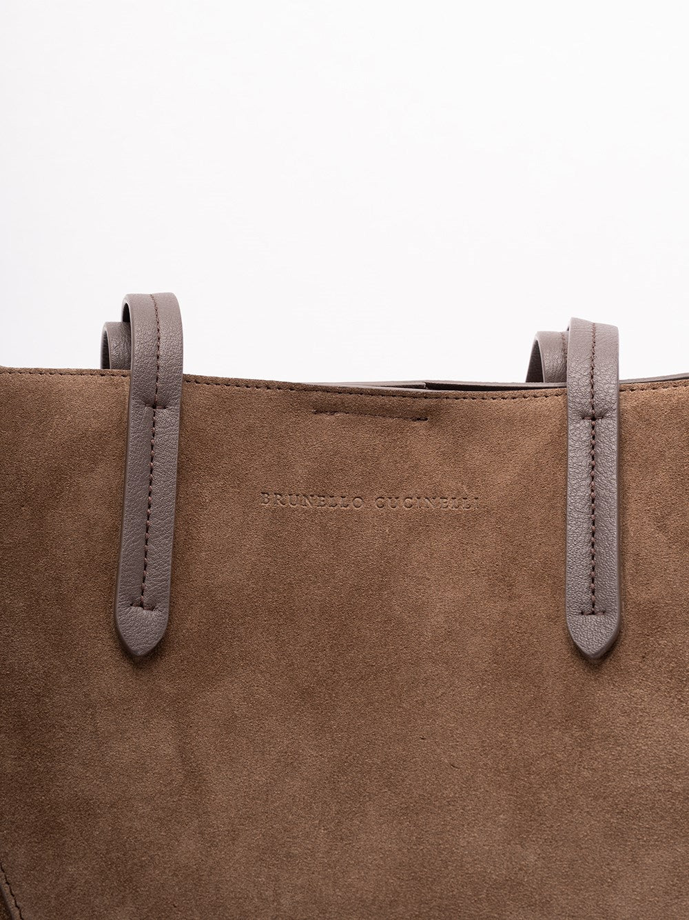 Brunello Cucinelli Women `Bc Duo` Bag In Suede With Monili