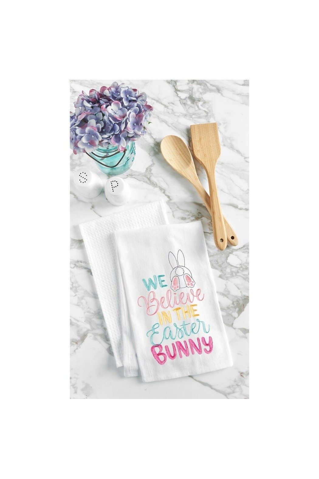 "We Believe In The Easter Bunny" Kitchen Towel