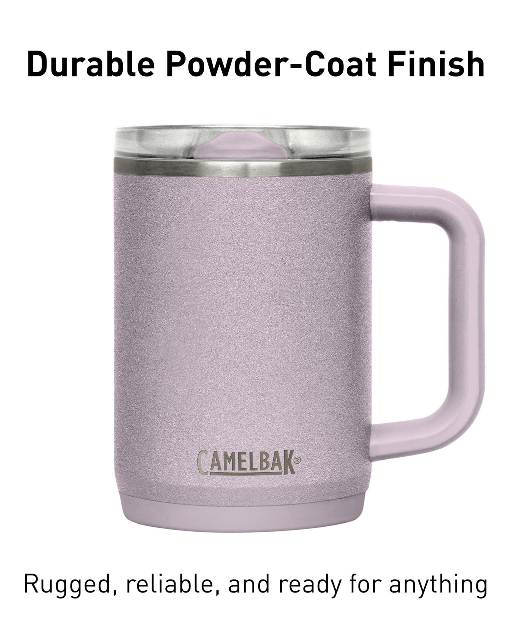 CamelBak Thrive Leak-Proof 16 oz Mug, Insulated Stainless Steel - for Travel, Coffee, Tea, hot Beverages - Spill Proof - Cup-Holder Compatible, Navy