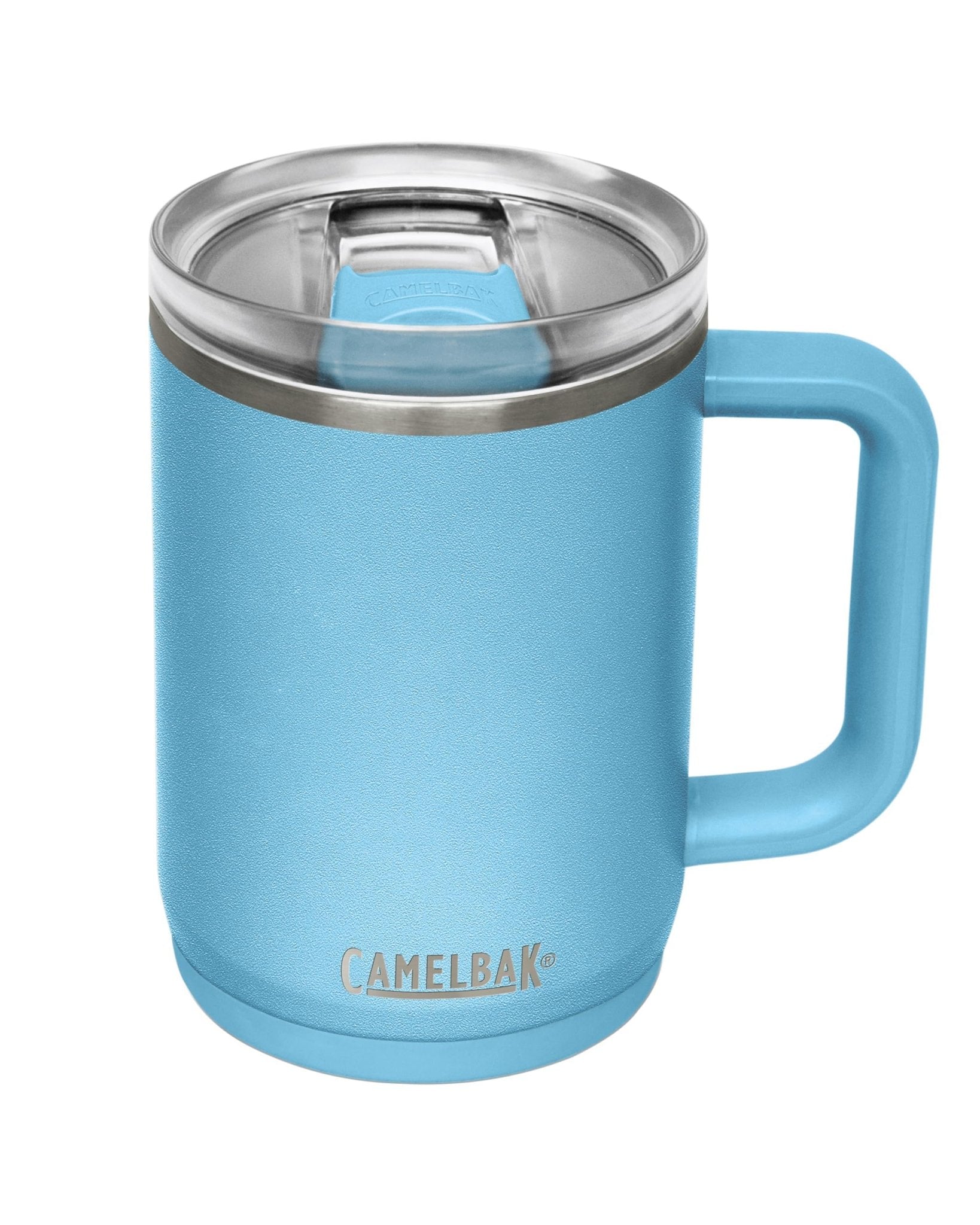 CamelBak Thrive Leak-Proof 16 oz Mug, Insulated Stainless Steel - for Travel, Coffee, Tea, hot Beverages - Spill Proof - Cup-Holder Compatible, Navy