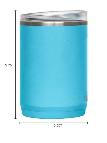 CamelBak Thrive Leak-Proof 16 oz Mug, Insulated Stainless Steel - for Travel, Coffee, Tea, hot Beverages - Spill Proof - Cup-Holder Compatible, Navy