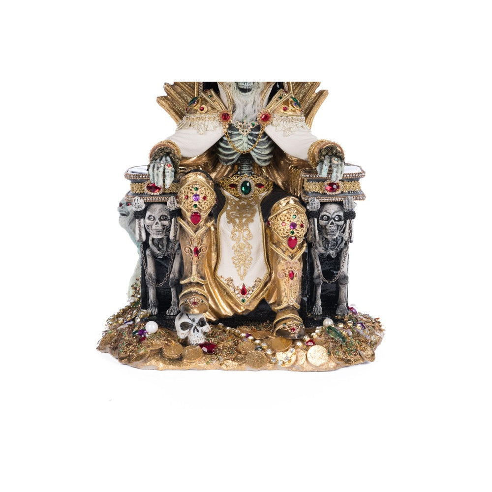 Captain Skully Swashbuckler Pirate King In Chair by Katherine's Collection