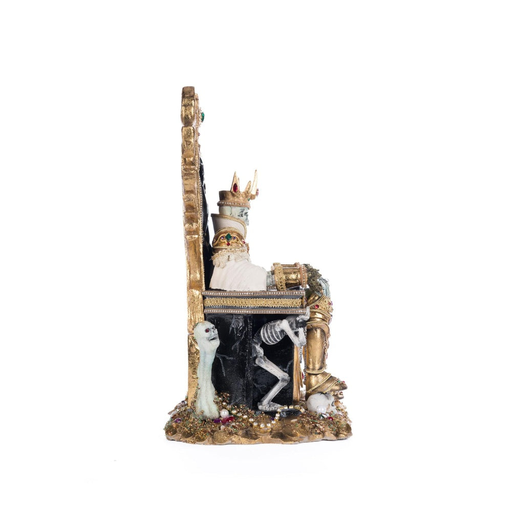 Captain Skully Swashbuckler Pirate King In Chair by Katherine's Collection