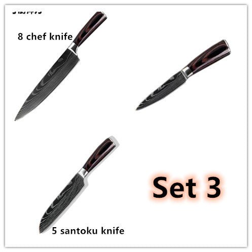 Carpenter's Special Set 6-piece Set 8-piece Set Knife Chef Knife Kitchen Knife Cooking stainless steel