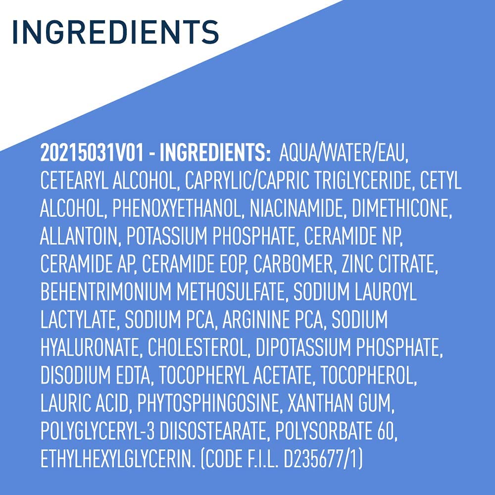 CeraVe Baby Lotion, Gentle Baby Skin Care with Ceramides, Niacinamide & Vitamin E, Fragrance, Paraben, Dye & Phthalates Free, Lightweight Moisturizer, 8 Ounce, Packaging May Vary