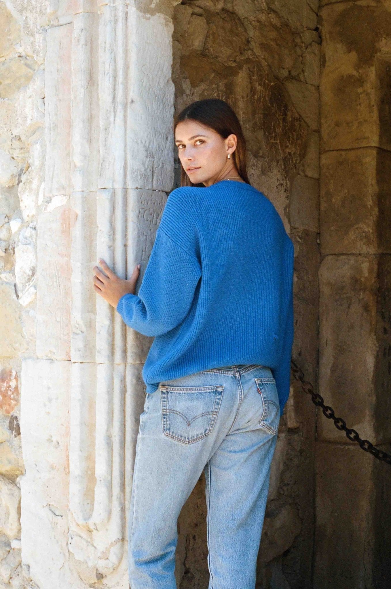 Charles Sweater - Commodore Blue