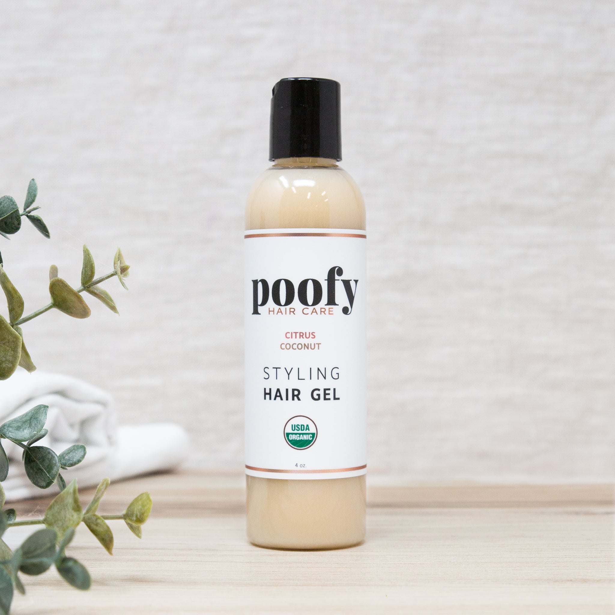 Citrus Coconut Styling Hair Gel Organic