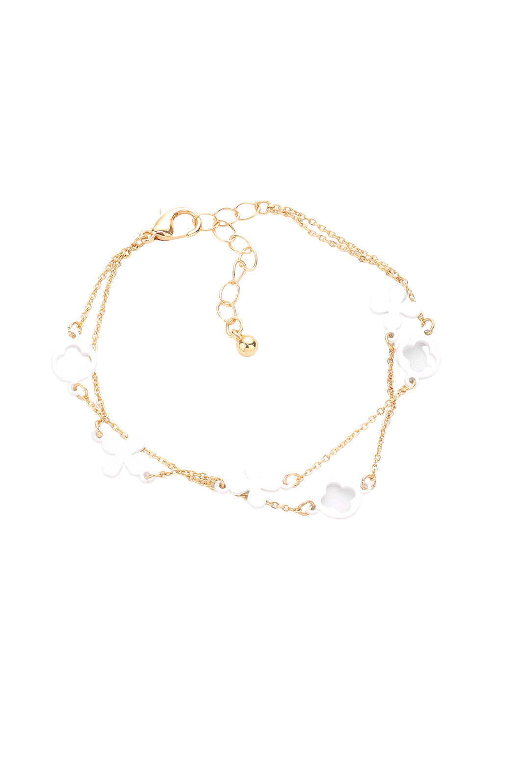 2 Strand Clover Bracelet by Embellish Your Life