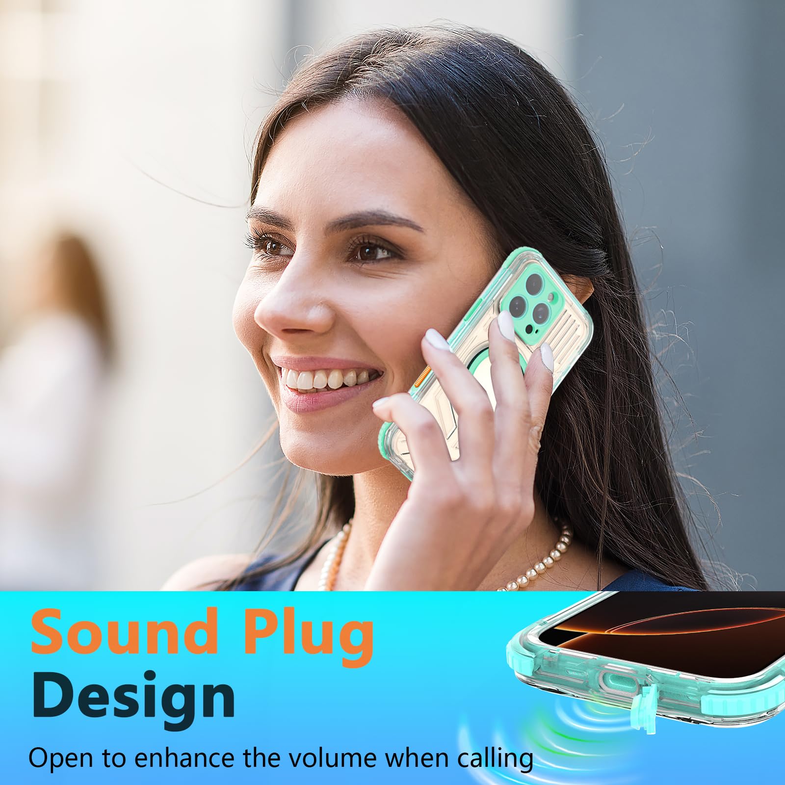 Compatible with iPhone 16 Pro Max Waterproof Case, Shockproof Phone Case with Built in Screen Protector, Full Body Protective Case for iPhone 16 Pro Max 6.9 inch 2024 (Black, 16 Pro Max)