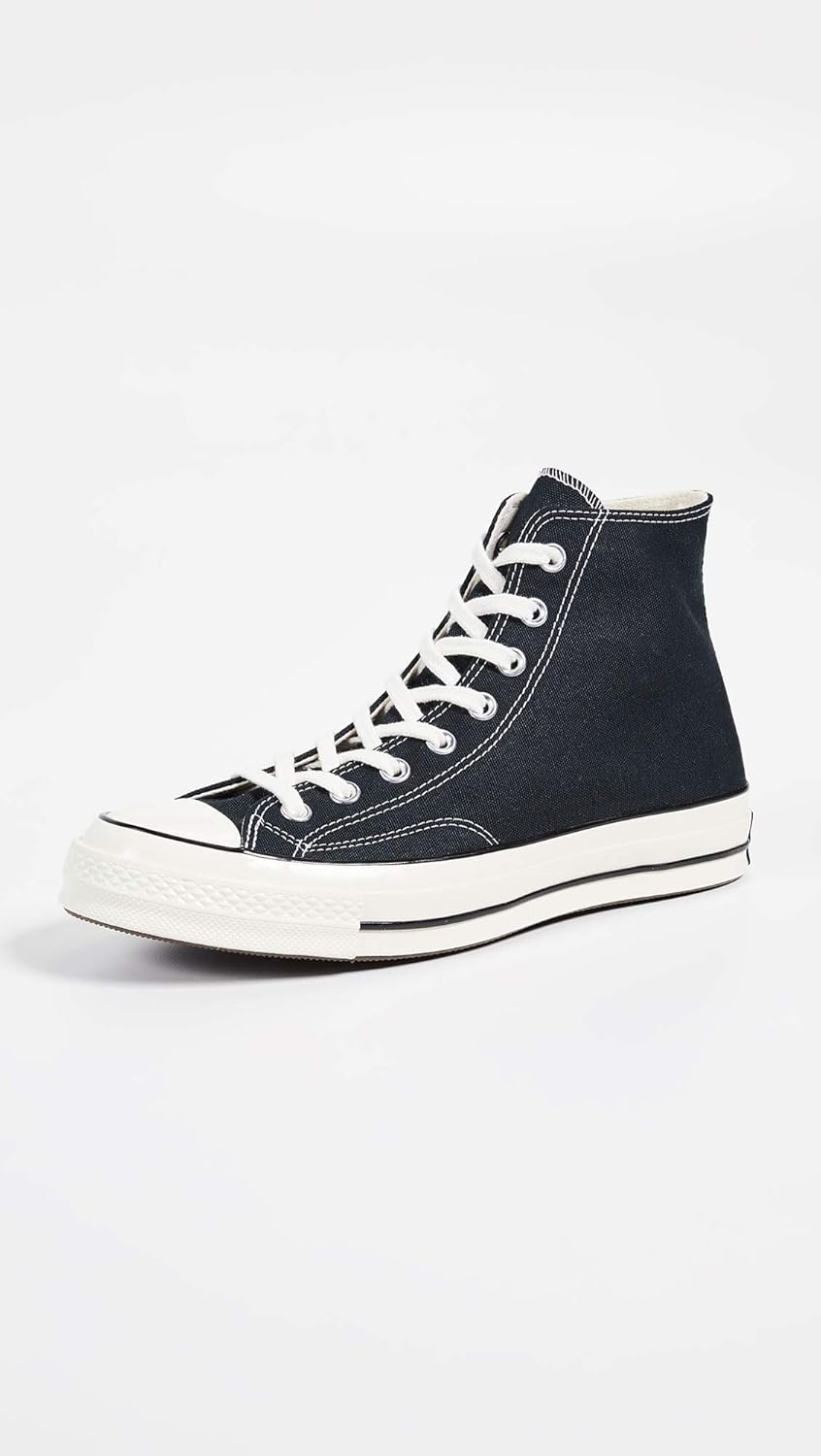 Converse All Star '70s High Top Unisex Sneakers, Black, 7.5 US Women/5.5 US Men