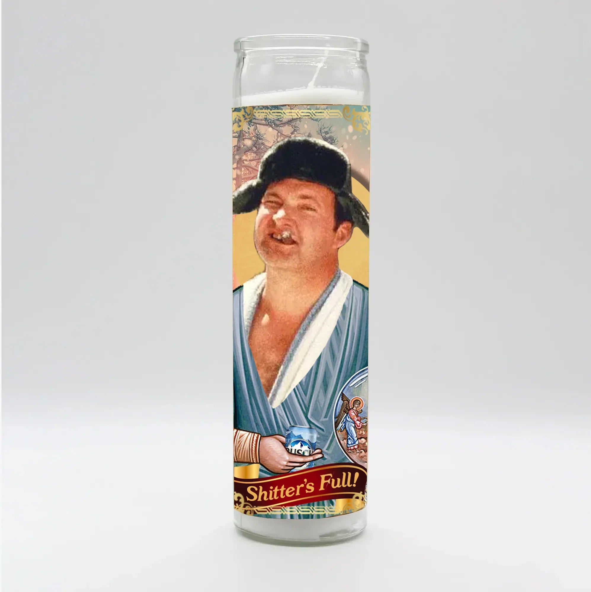 Saint Eddie Christmas Candle by BOBBYK
