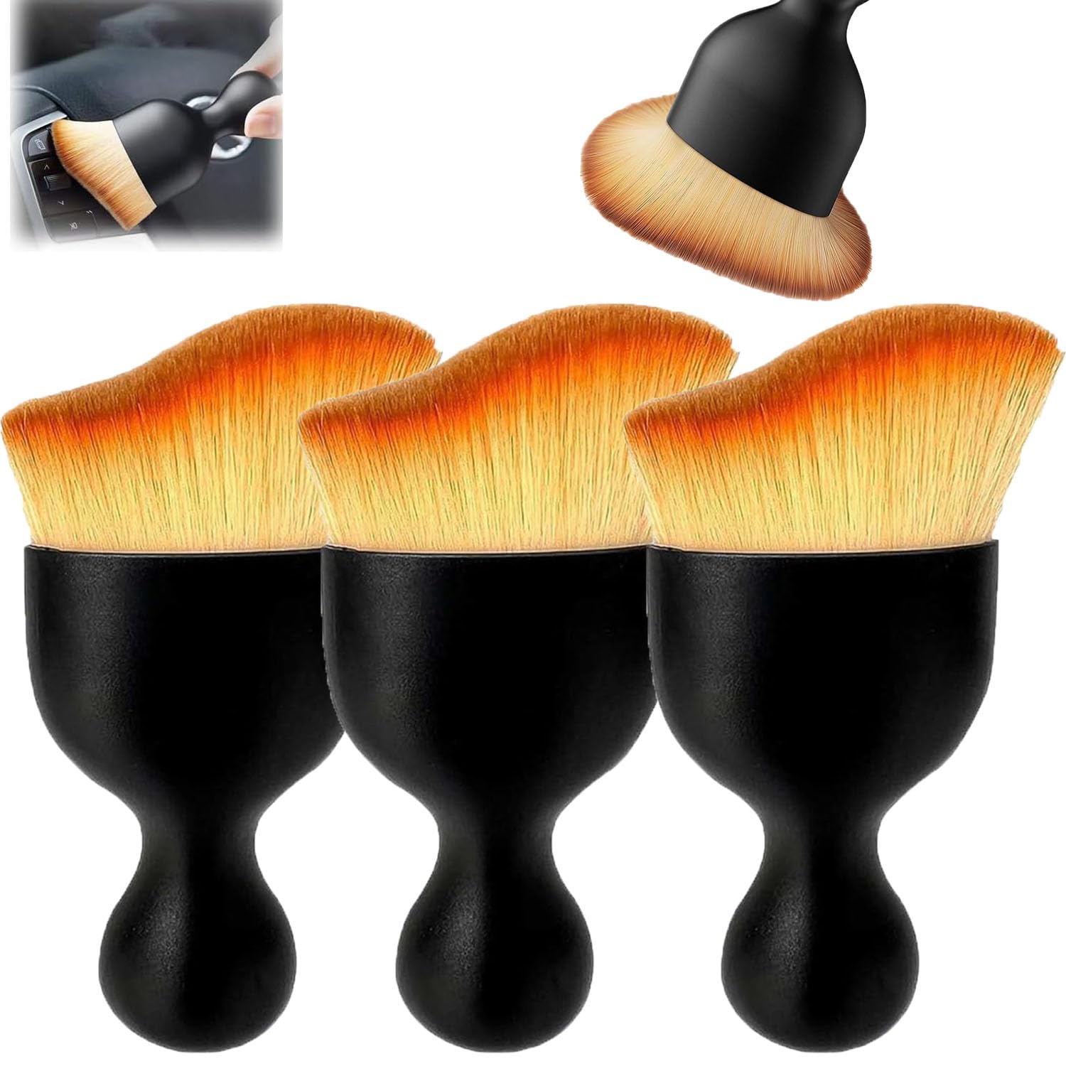 Cozy Home Car Brush, Kelansu Car Brush, Kelansu Brush for Car, Automotive Interior Dusting Brush, Dusting Brush for Car Interior, Car Interior Dust Sweeping Soft Brush, Super Soft (2)