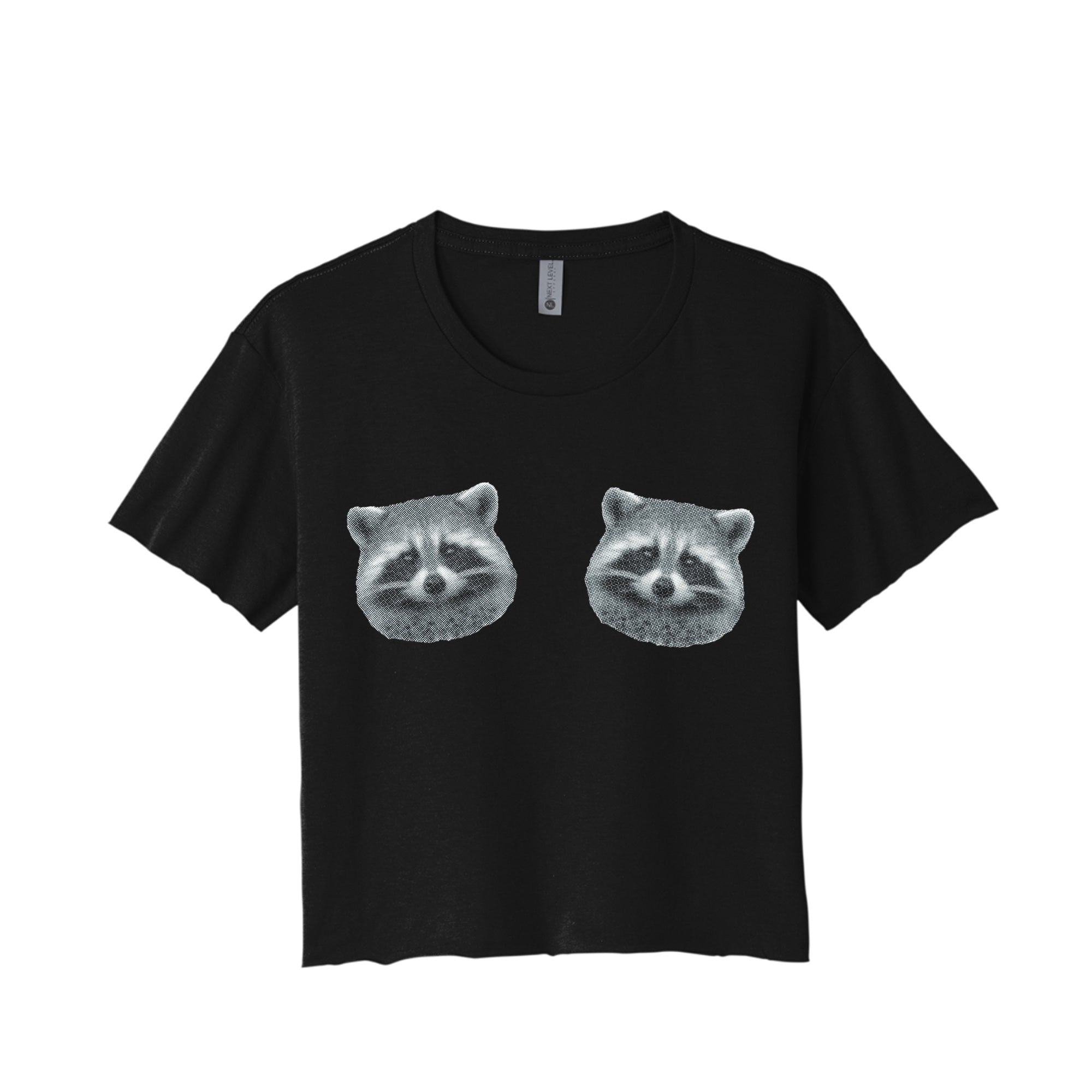Raccoon Crop Top by BOBBYK