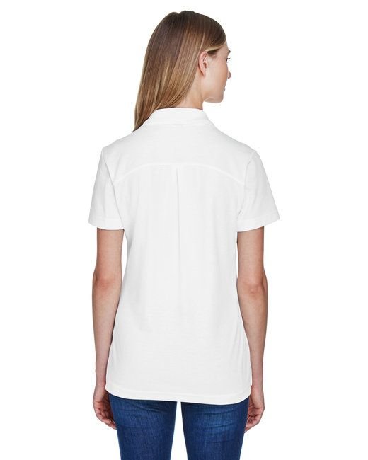 CrownLux Performance™ Ladies' Plaited Polo - GRAPHITE - XS