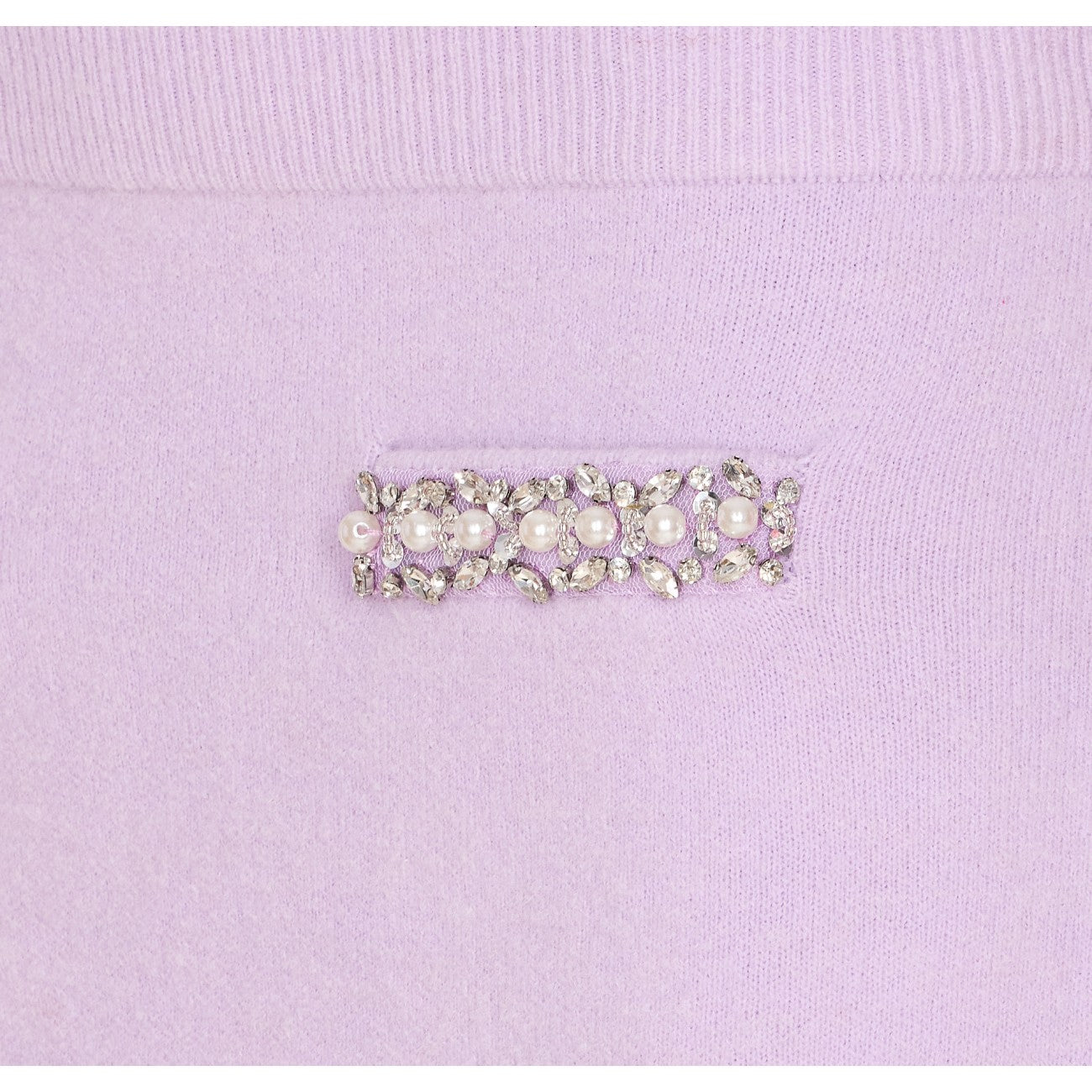 Self Portrait Women Crystal Knit Skirt