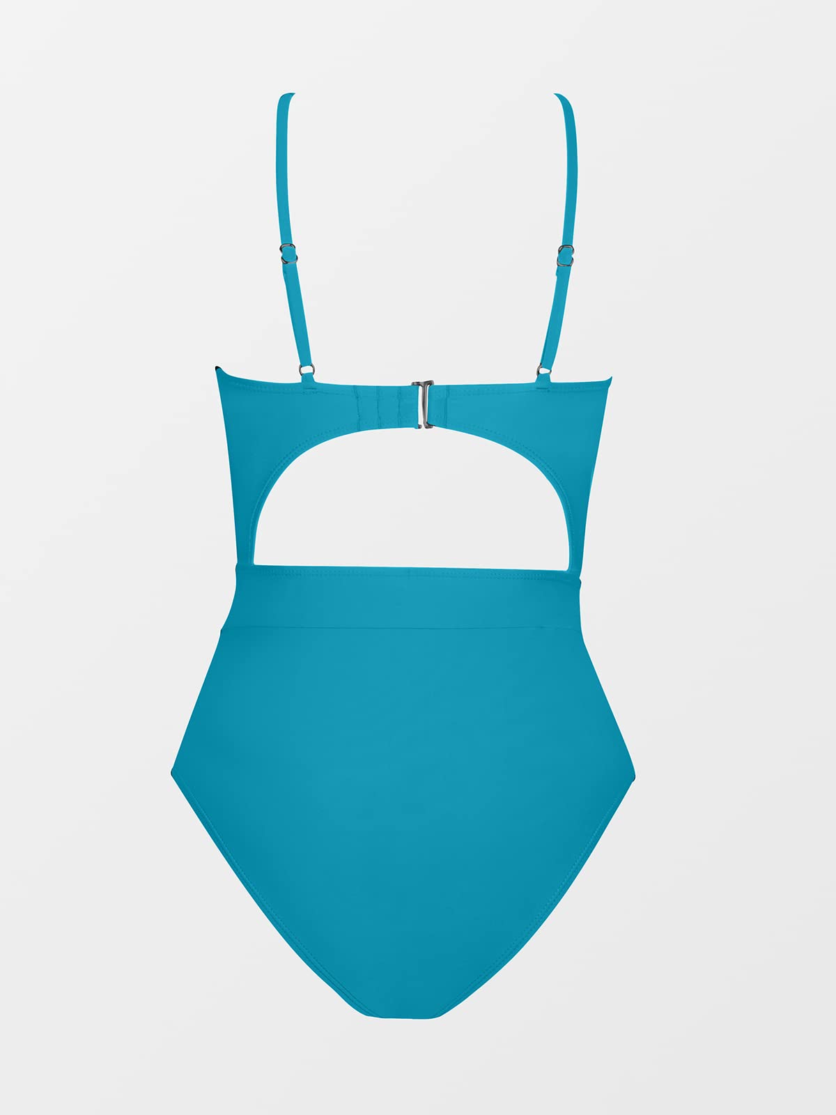 CUPSHE Women's One Piece Swimsuit Plunge Neckline Cutout Criss Cross Bathing Suit