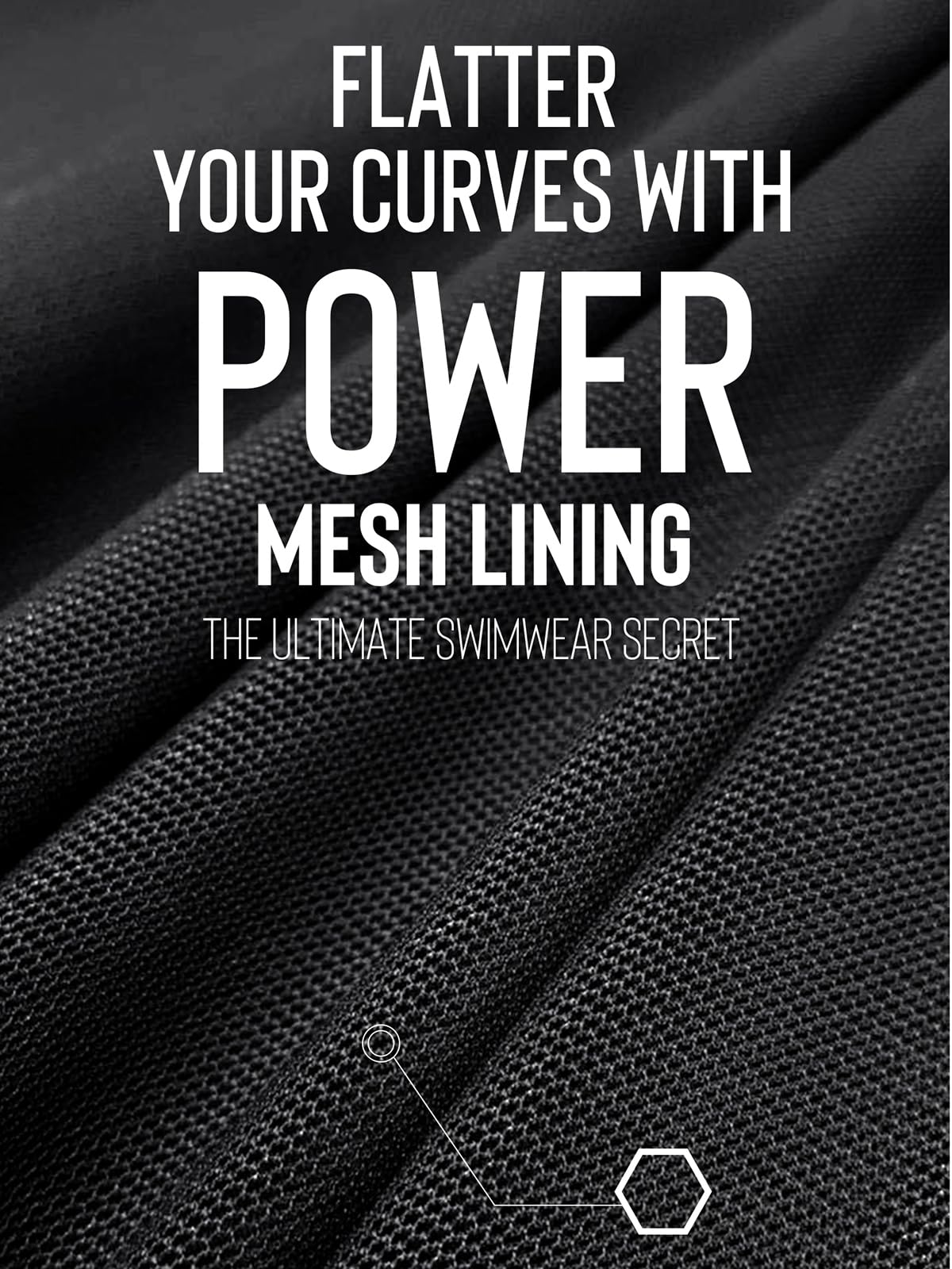 CUPSHE Women's One Piece Swimsuit V Neck Tummy Control Double Adjustable Straps Back Cutout O-Ring