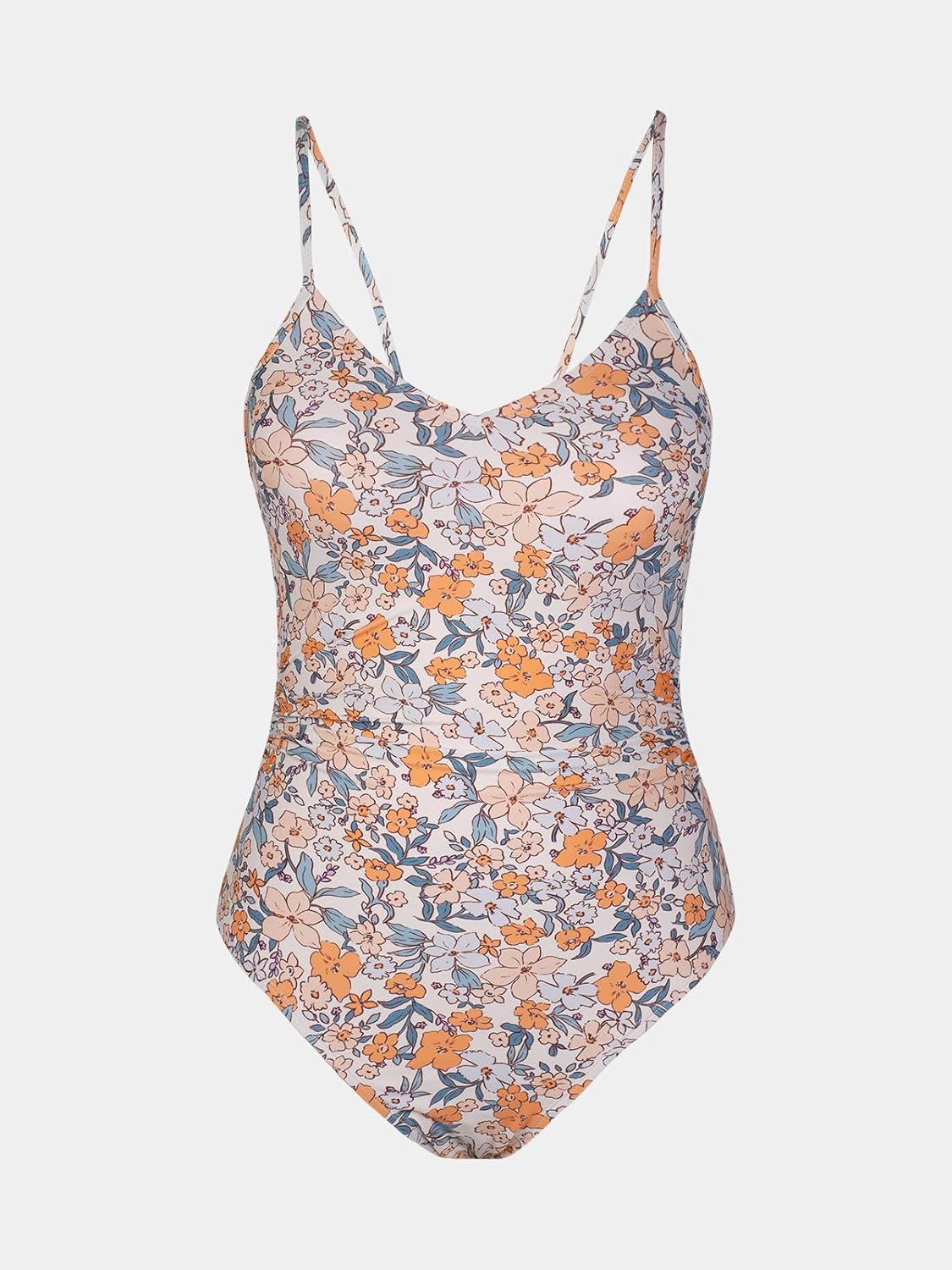 CUPSHE Women's One Piece Swimsuits Bathing Suits Cutout V Neck Tummy Control Adjustable Straps O Ring