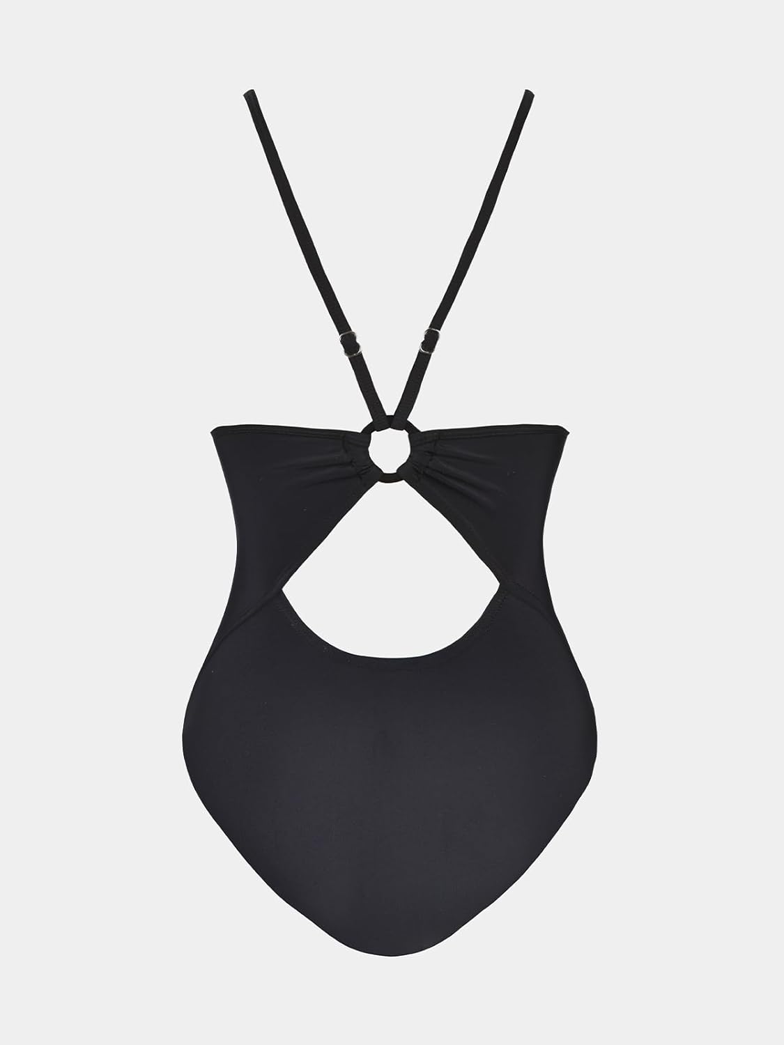 CUPSHE Women's One Piece Swimsuits Bathing Suits Cutout V Neck Tummy Control Adjustable Straps O Ring