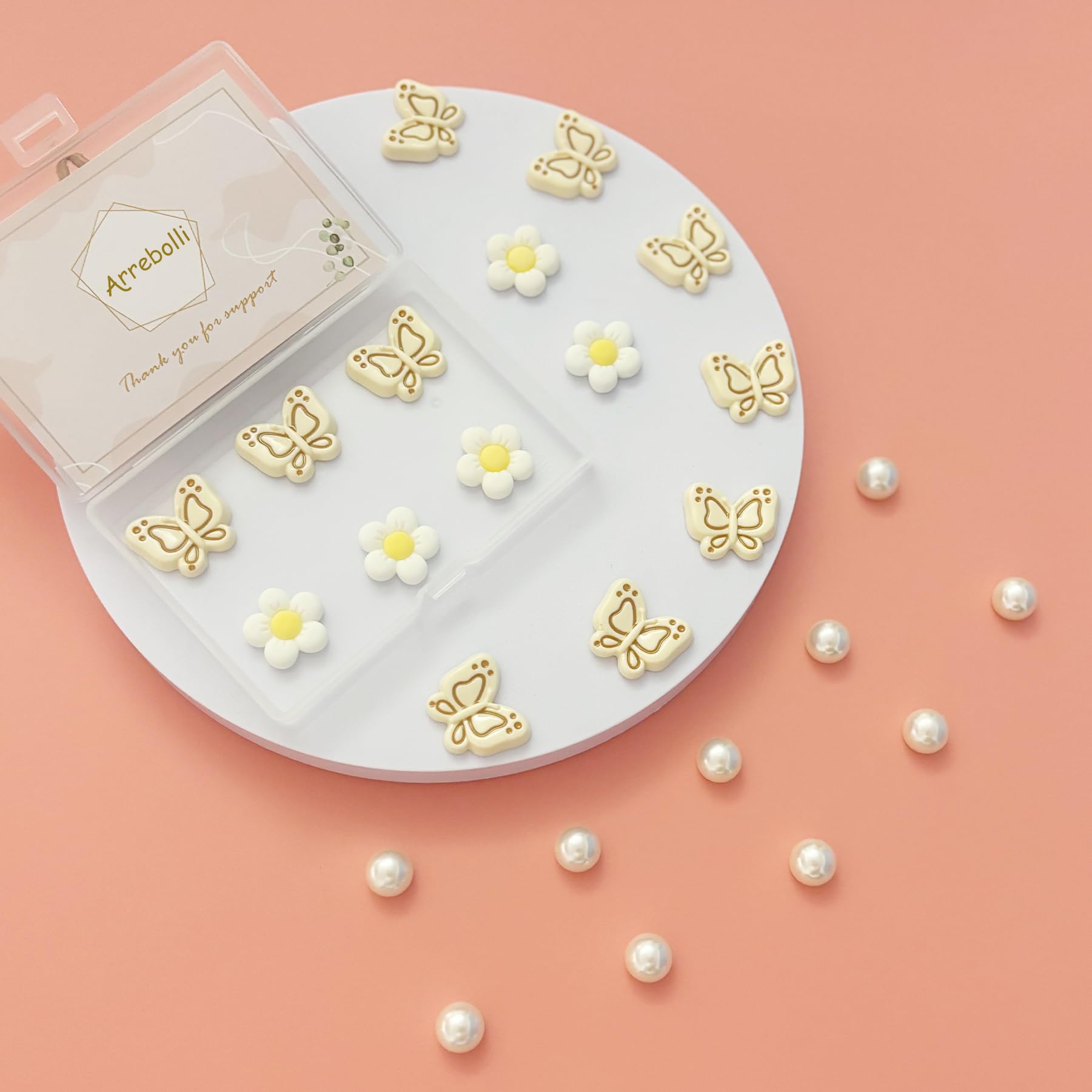 Cute Butterfly Flower Shoe Charms for Girls, 25Pcs Pink Girly DIY Shoe Decoration Charm for Clog Sandals, Party Favor